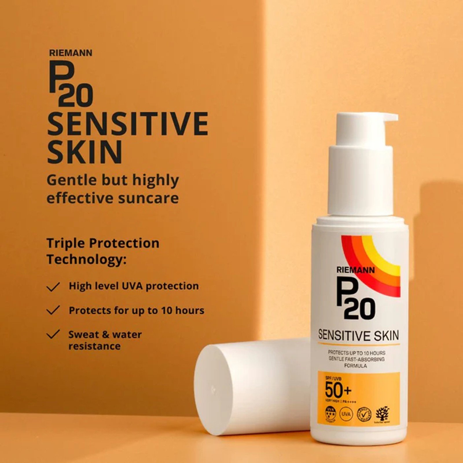 Riemann P20 Sensitive Skin Sunscreen SPF50+ 200ml (6.76floz)