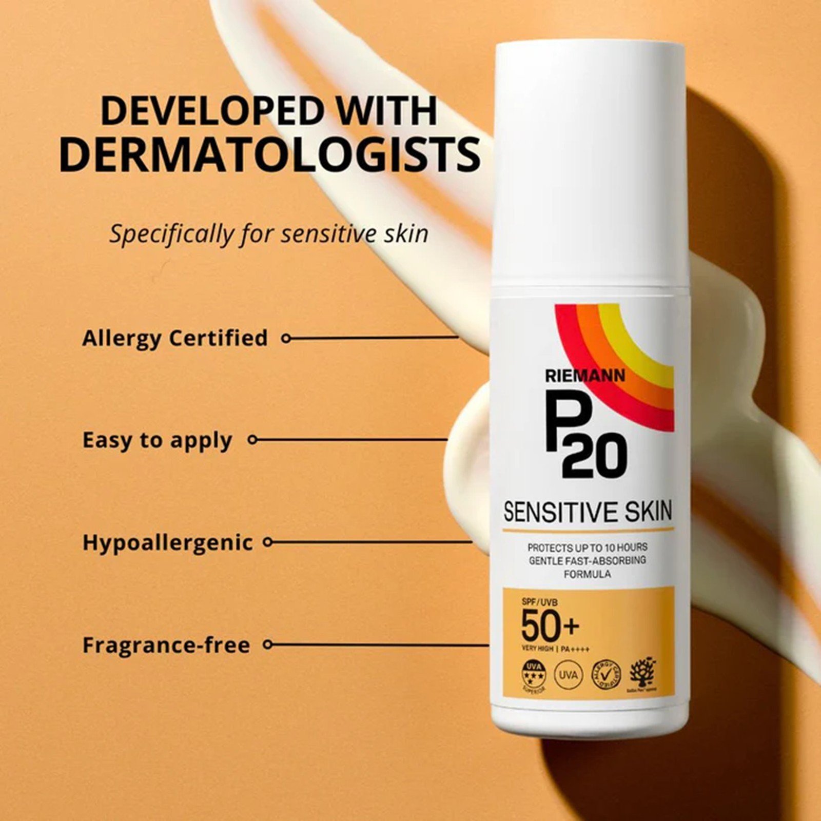 Riemann P20 Sensitive Skin Sunscreen SPF50+ 200ml (6.76floz)