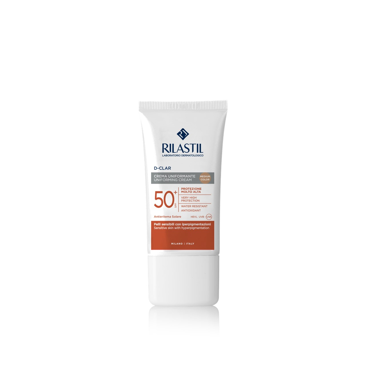 Rilastil D-Clar Uniforming Cream Medium Color SPF50+ 40ml