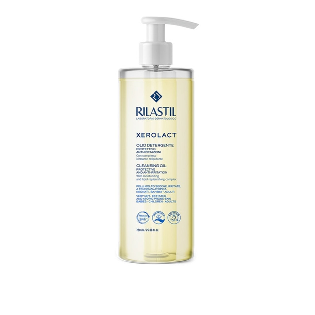 Rilastil Xerolact Cleansing Oil Protective and Anti-Irritation