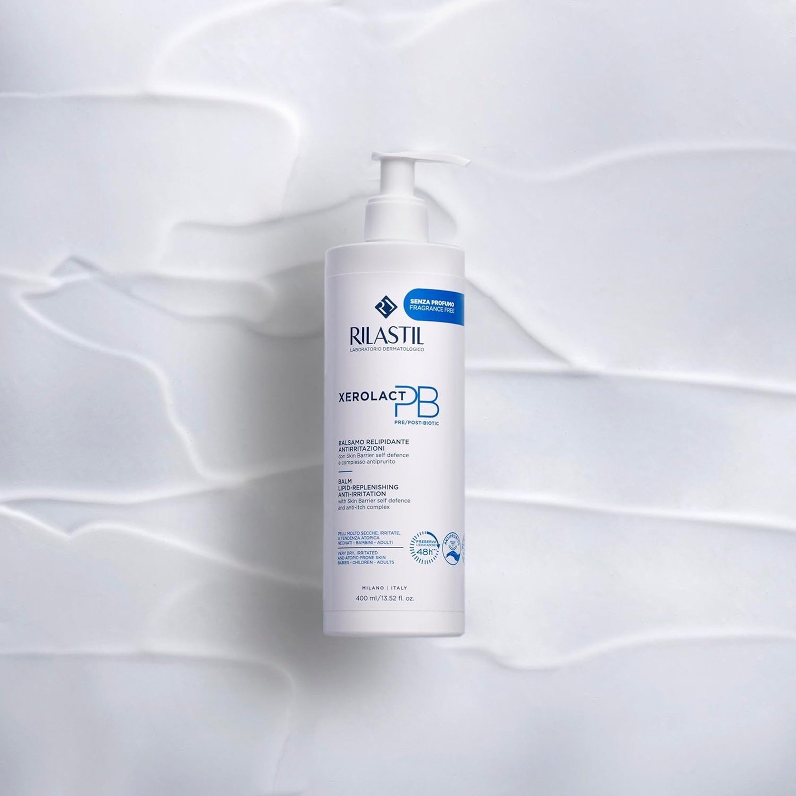 Rilastil Xerolact PB بلسم مجدد للدهون مضاد للتهيج 400ml