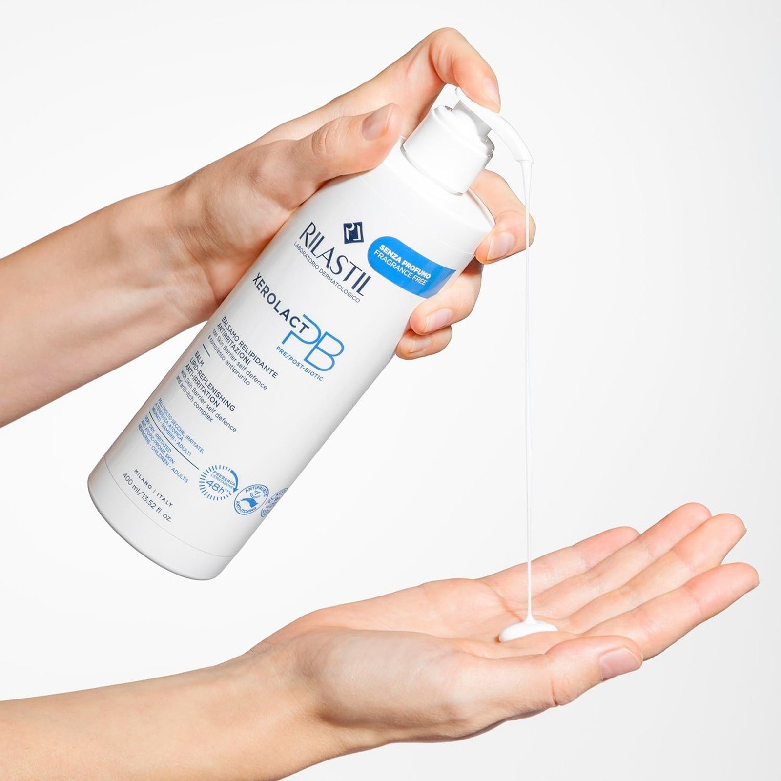 Rilastil Xerolact PB بلسم مجدد للدهون مضاد للتهيج 400ml