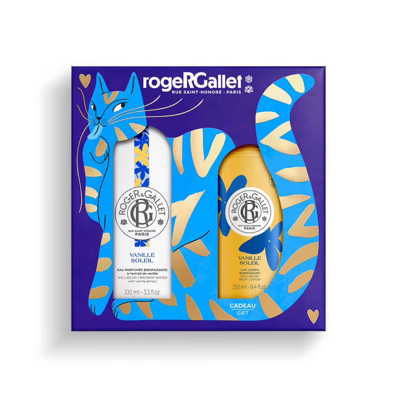 Roger&Gallet Vanille Soleil Wellbeing Fragrant Water 100ml + Body Lotion 250ml
