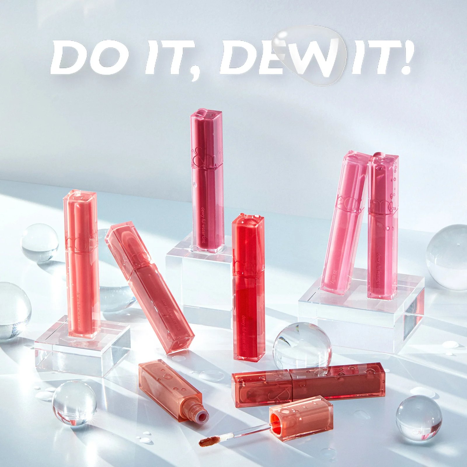 Romand Dewyful Water Tint 01 In Coral 5.0g