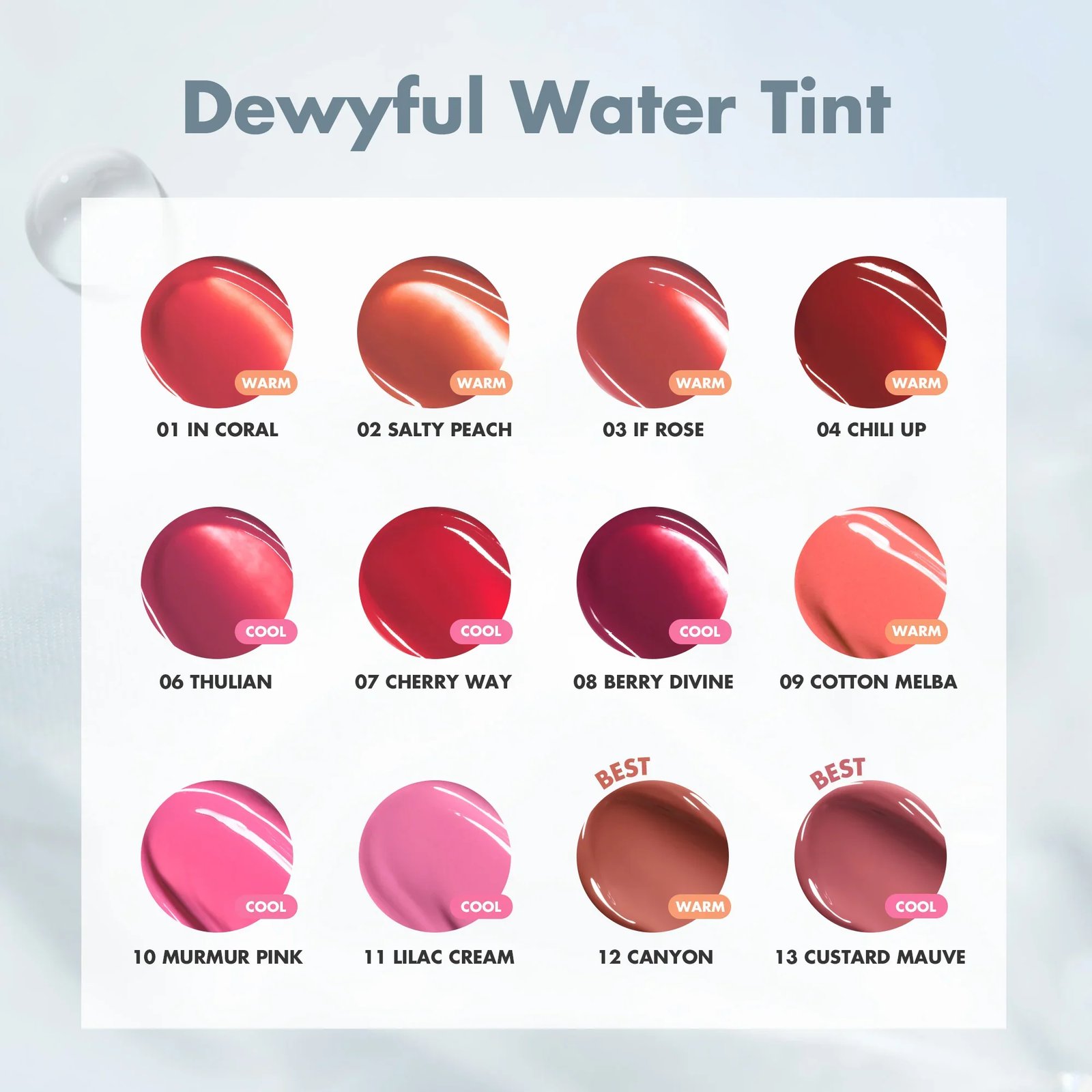 رومند Dewyful ماء تينت ملون 04 Chili Up 5.0g