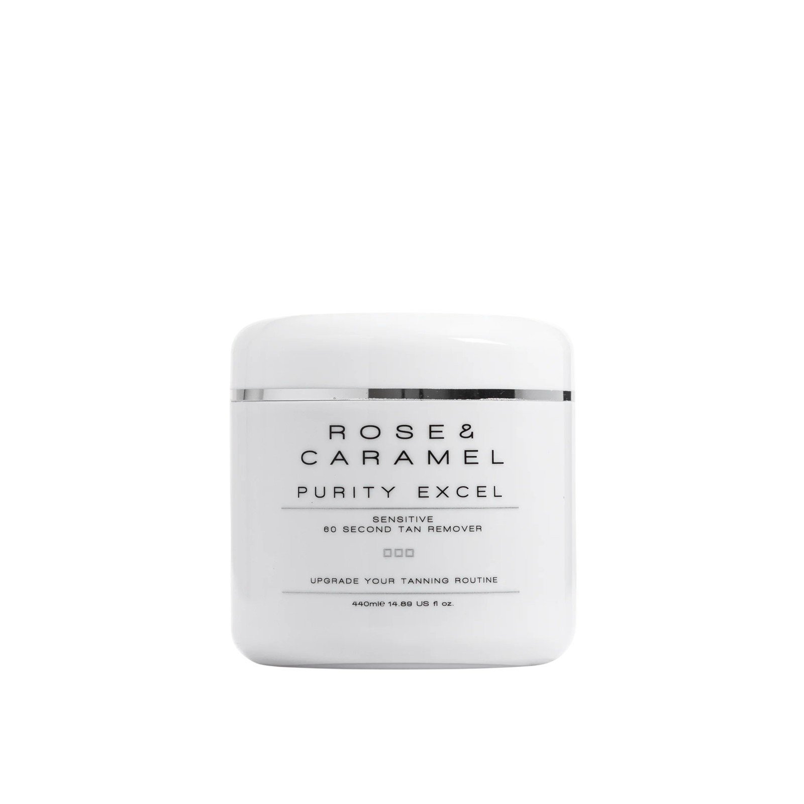 Rose & Caramel Purity Excel مزيل التان للبشرة الحساسة خلال 60 ثانية 440ml
