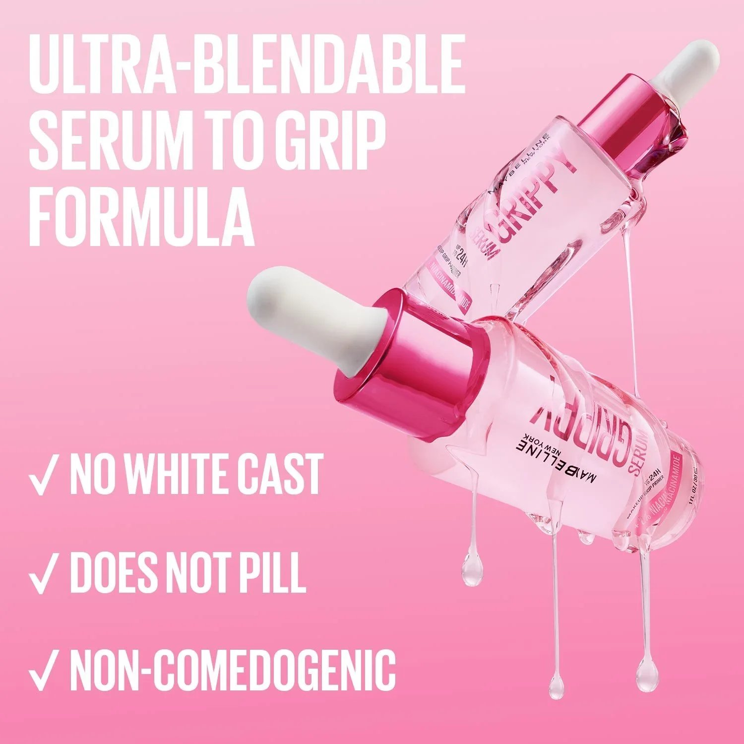 Maybelline Grippy Serum Primer Hidratante de Fixação 24h 30ml