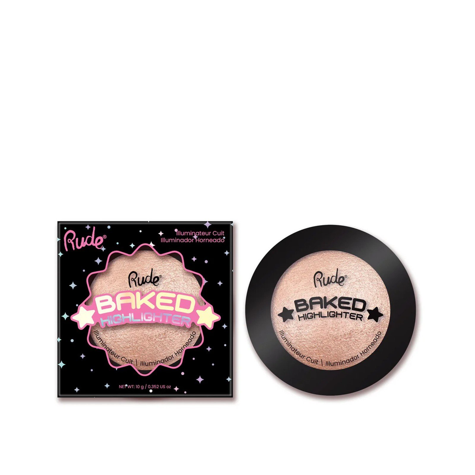 Rude Cosmetics Baked Highlighter Shimmer