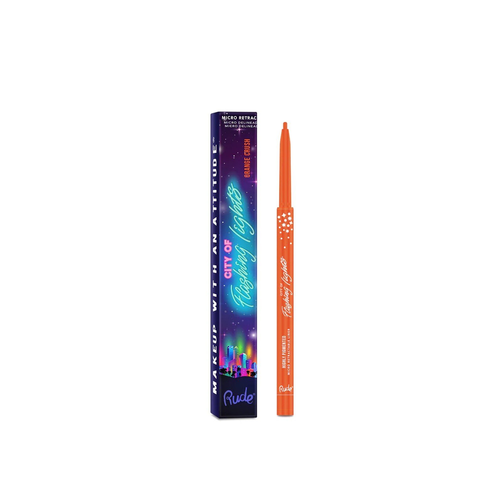 Rude Cosmetics City of Flashing Lights Highly Pigmented Micro Retractable Liner