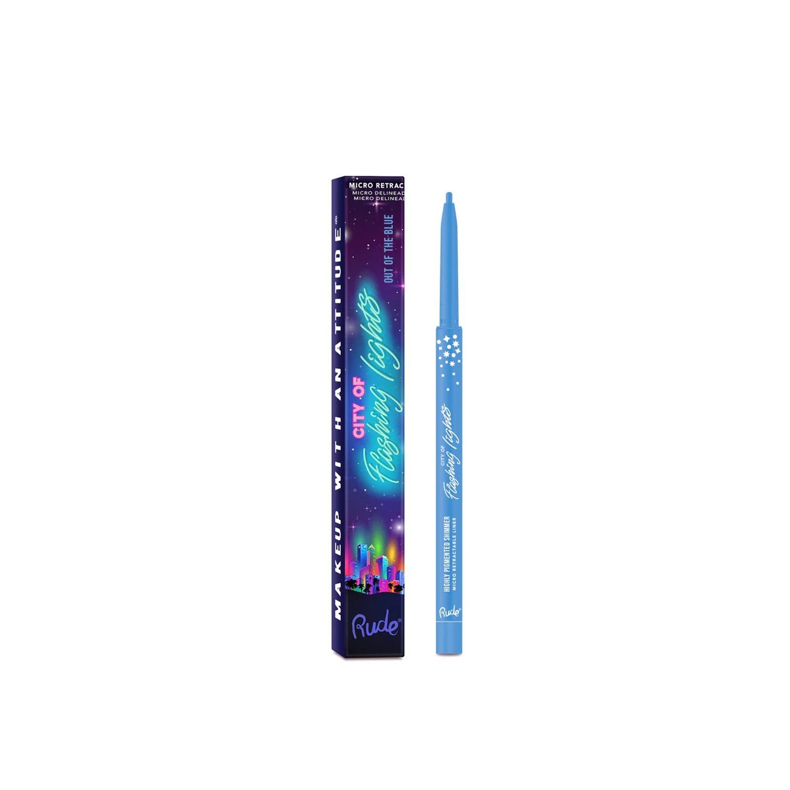 Rude Cosmetics City of Flashing Lights Highly Pigmented Micro Retractable Liner