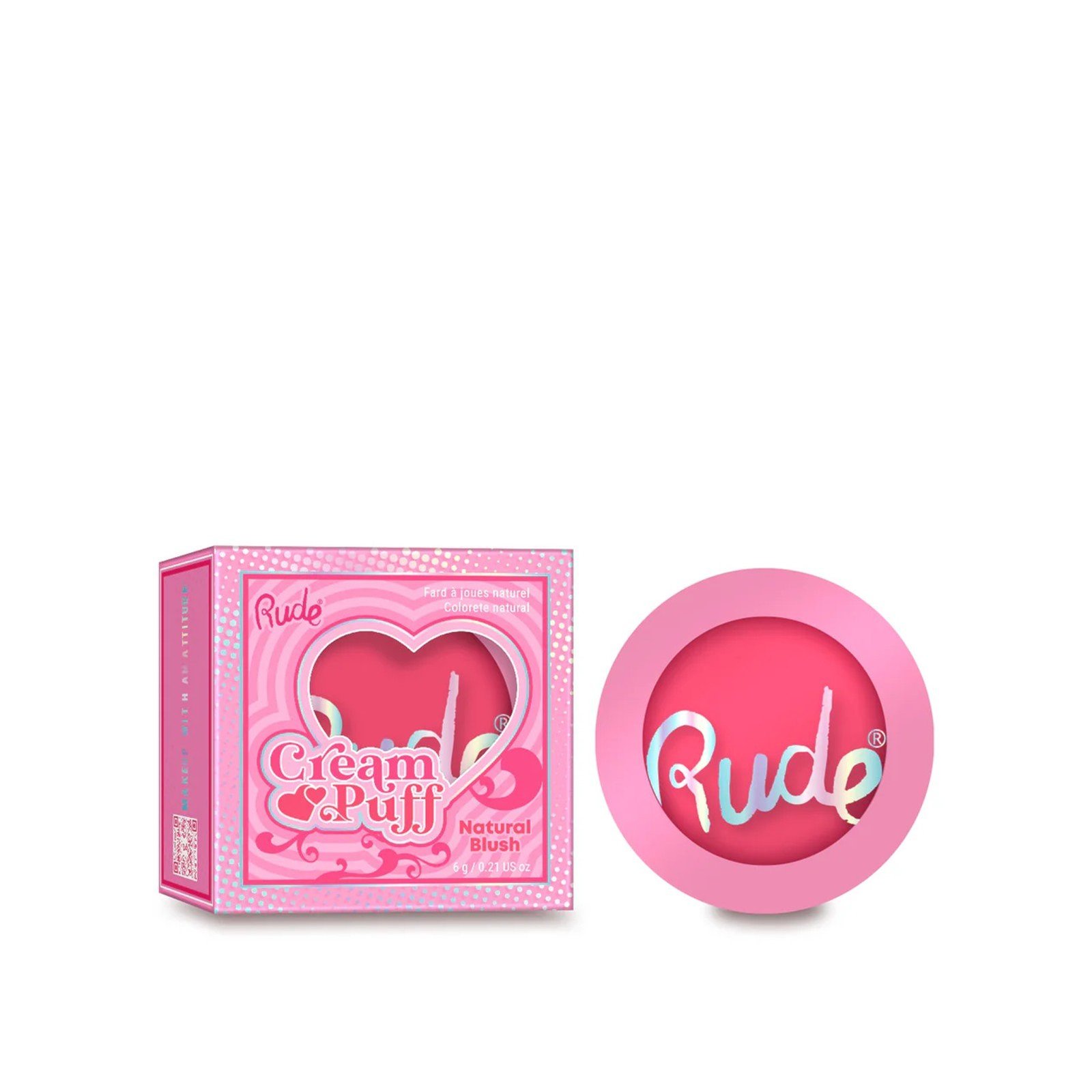 Rude Cosmetics Krema Puff Prirodan Rumenilo