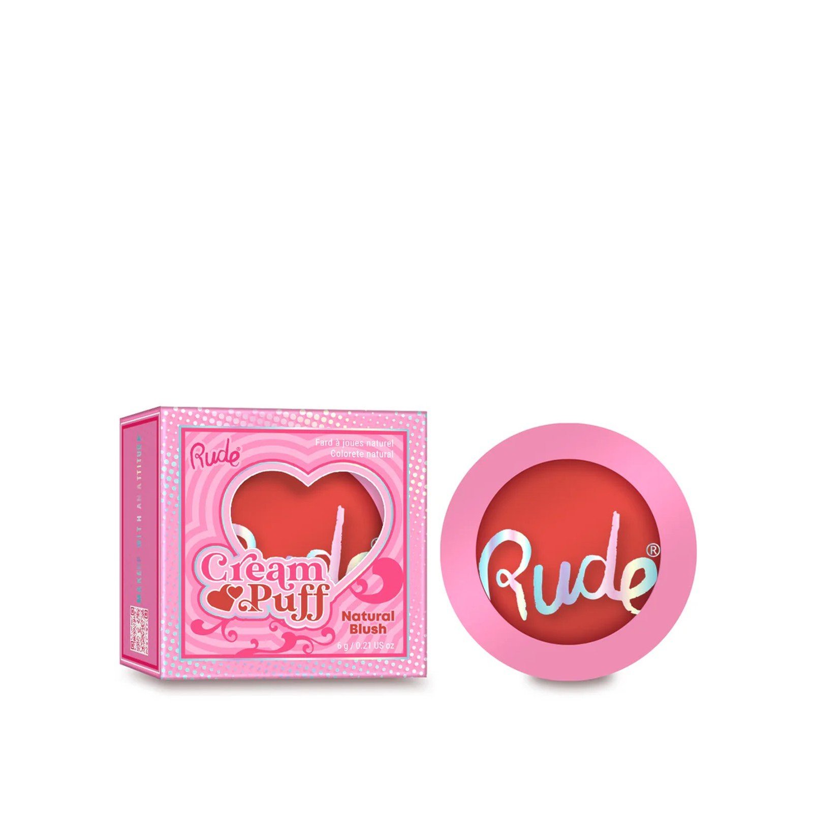 Rude Cosmetics Krema Puff Prirodan Rumenilo