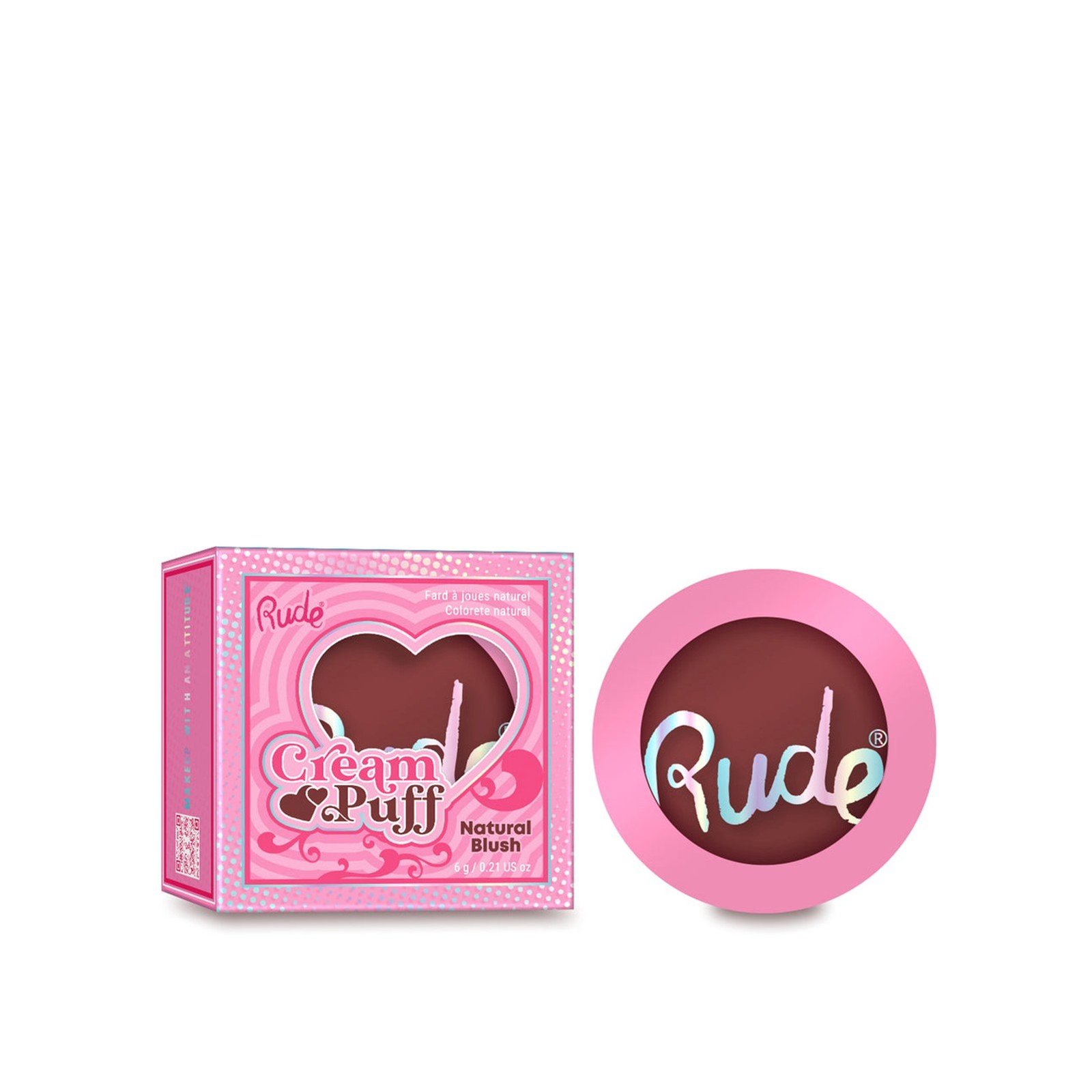 Rude Cosmetics Krema Puff Prirodan Rumenilo