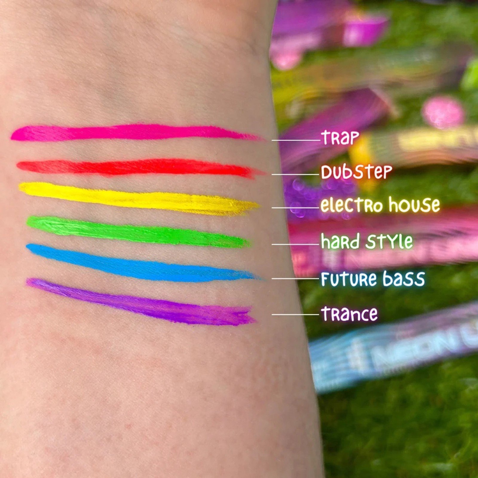 Rude Cosmetics EDM Collection Neon Liner Electro House 3ml