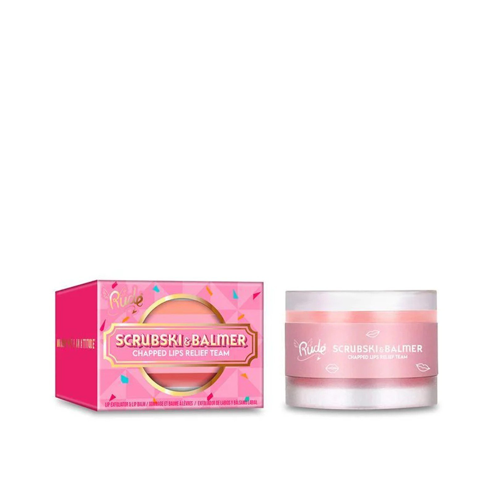 Rude Cosmetics Scrubski & Balmer Lip Exfoliator & Lip Balm