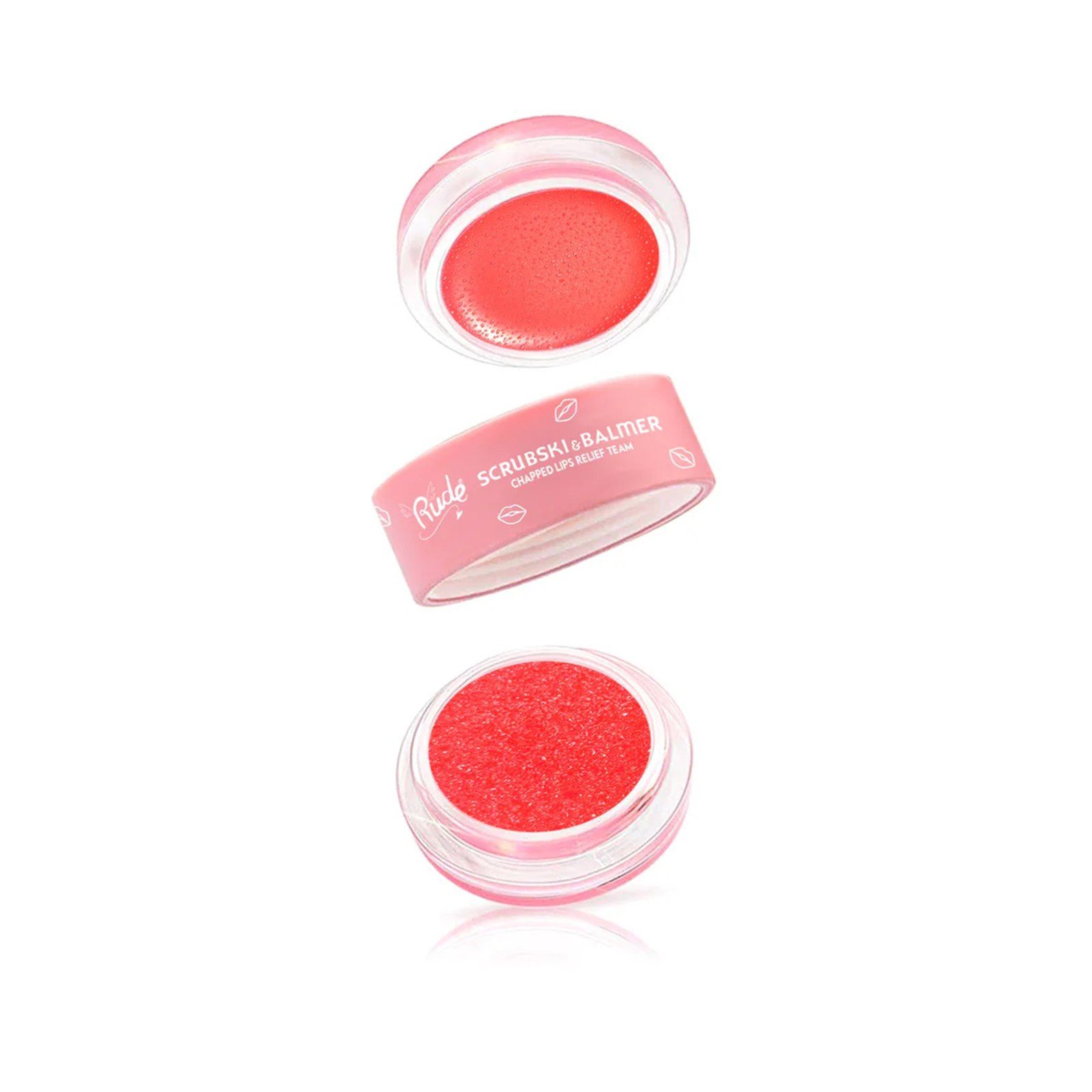 Rude Cosmetics Scrubski & Balmer مقشر الشفاه وبلسم الشفاه Juicy Peach