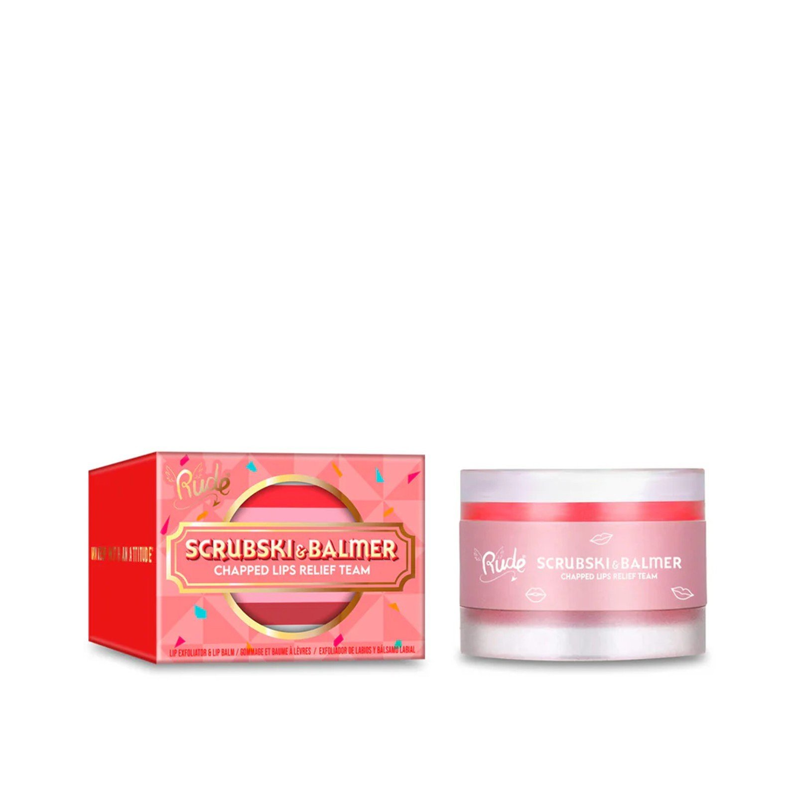 Rude Cosmetics Scrubski & Balmer Lip Exfoliator & Lip Balm