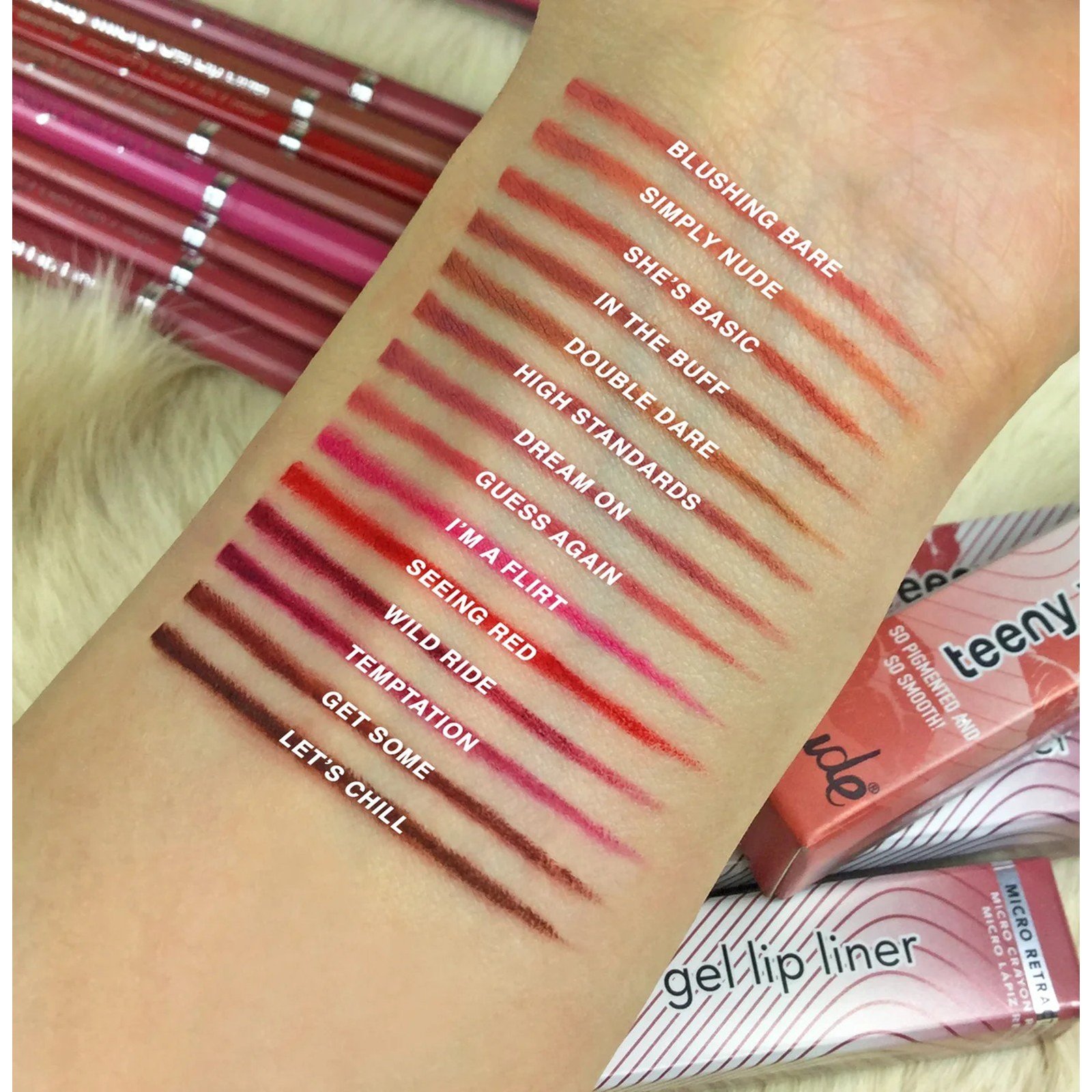 Rude Cosmetics Teeny Weeny Micro Gel Lip Liner She's Basic 0.1g