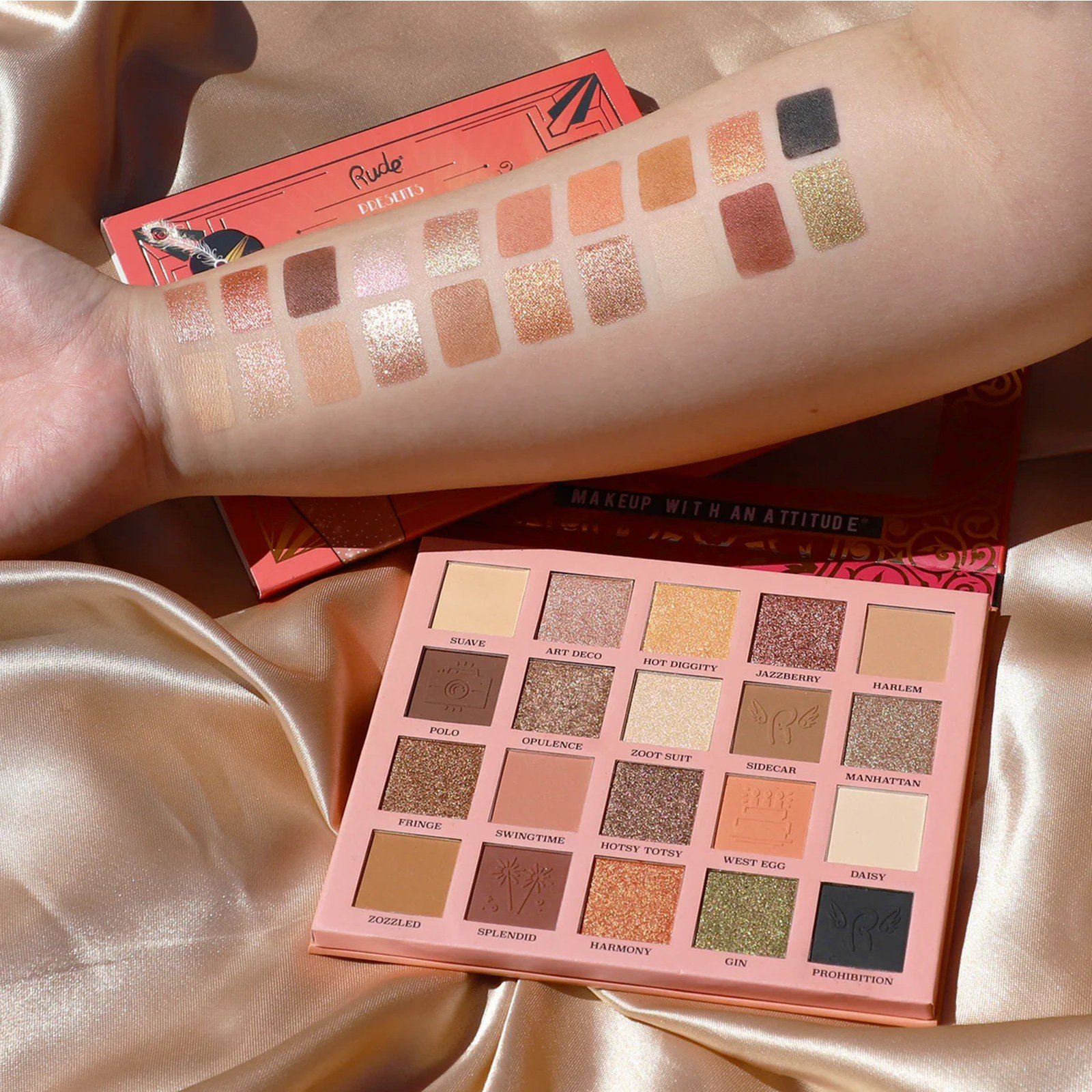 Rude Cosmetics The Roaring 20's Eyeshadow Palette Indulgence