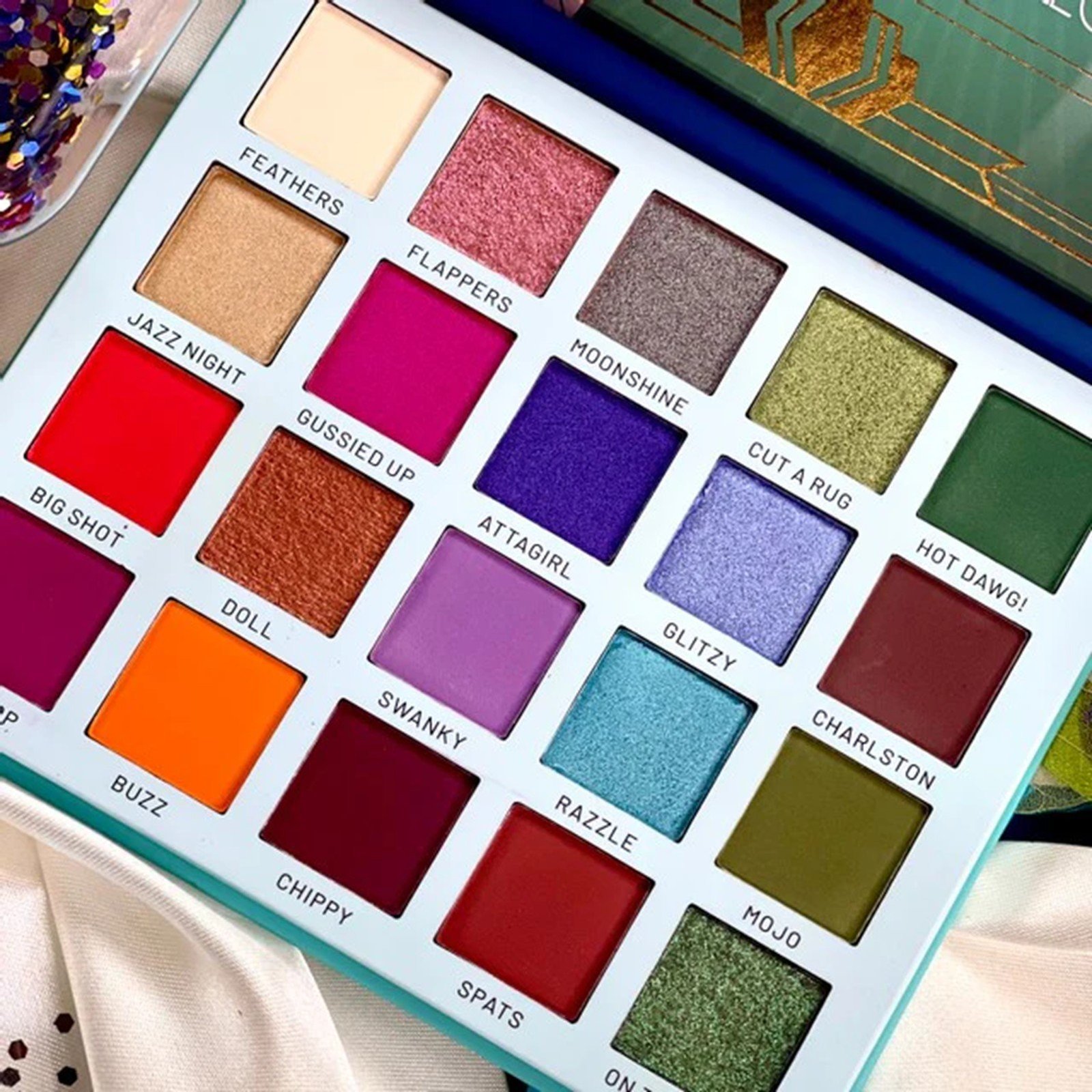 Rude Cosmetics The Roaring 20's Paleta de Sombras Reckless