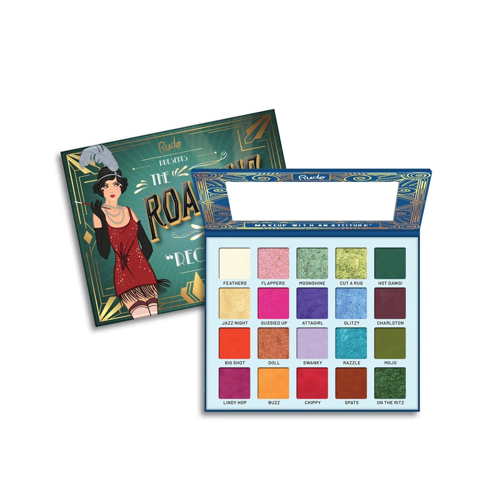 Rude Cosmetics The Roaring 20's Paleta de Sombras Reckless