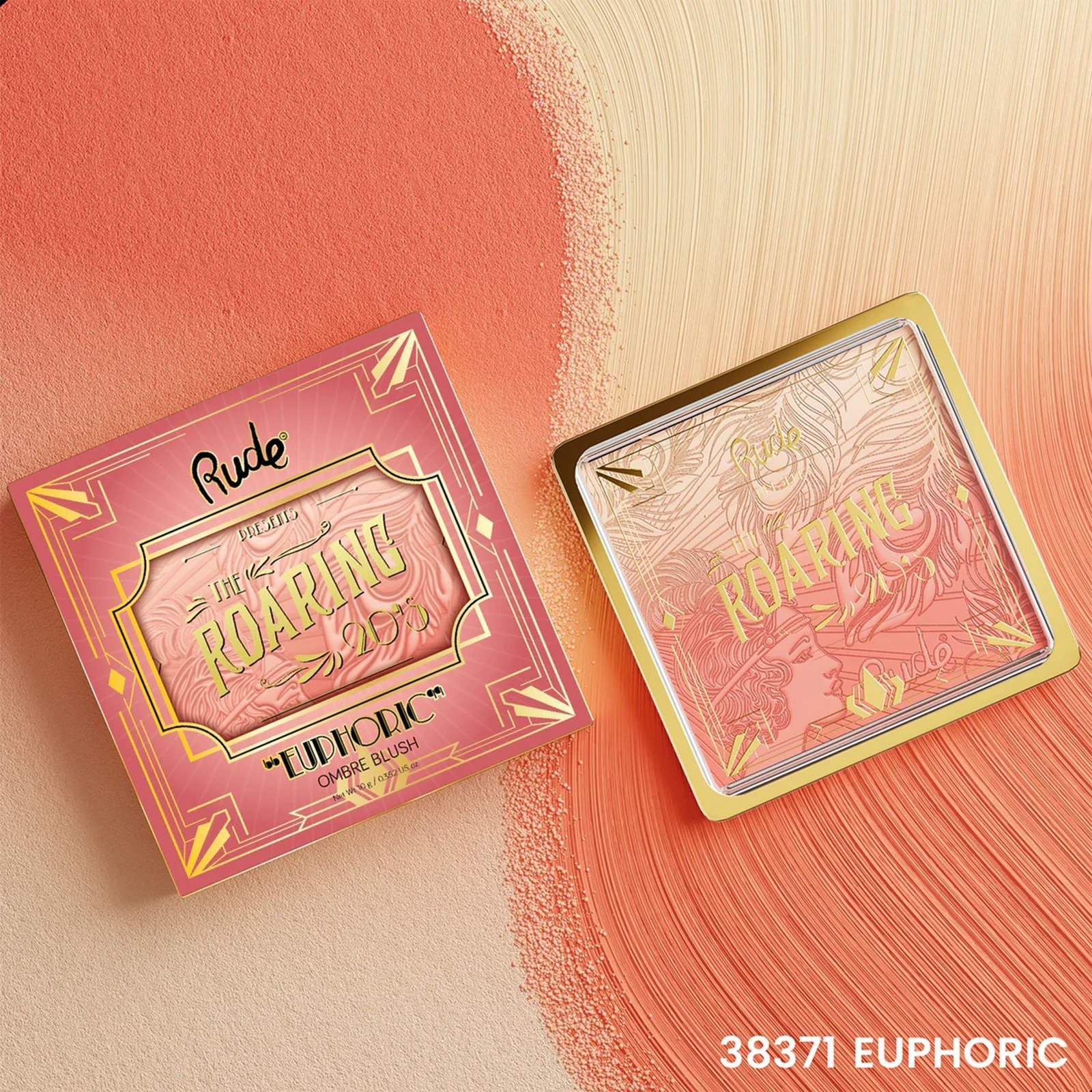 Rude Cosmetics The Roaring 20's أومبري بلاشر Euphoric 10g
