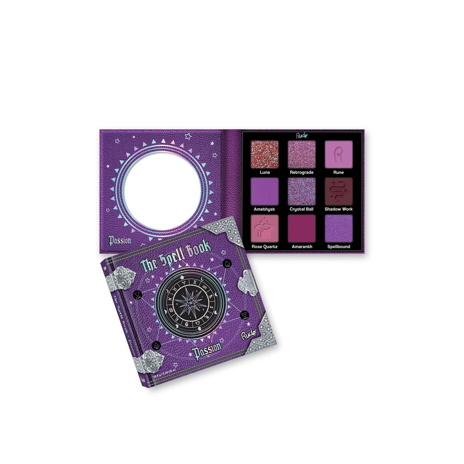 Rude Cosmetics The Spell Book Paleta Cieni do Powiek