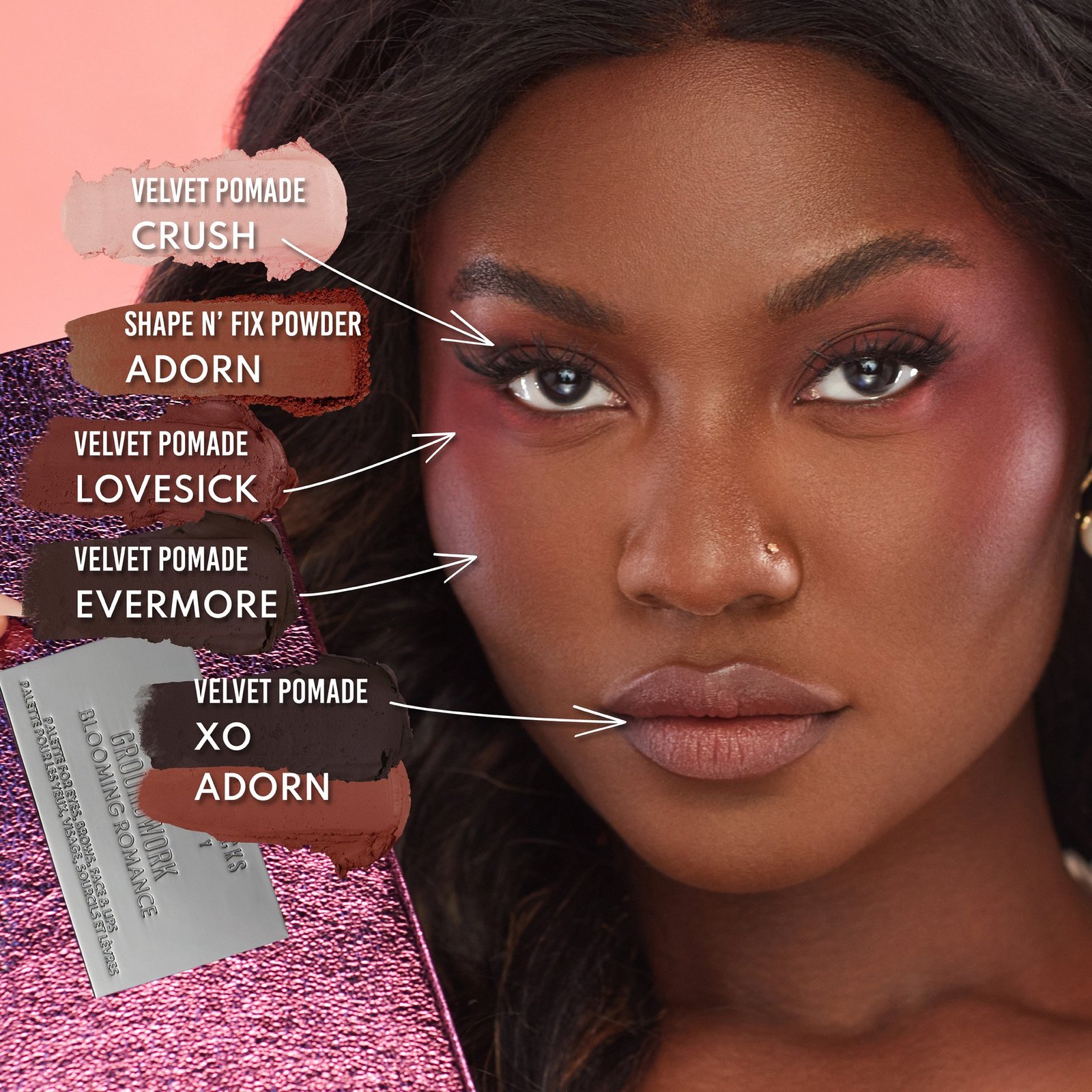 Danessa Myricks Beauty Groundwork Palette Blooming Romance