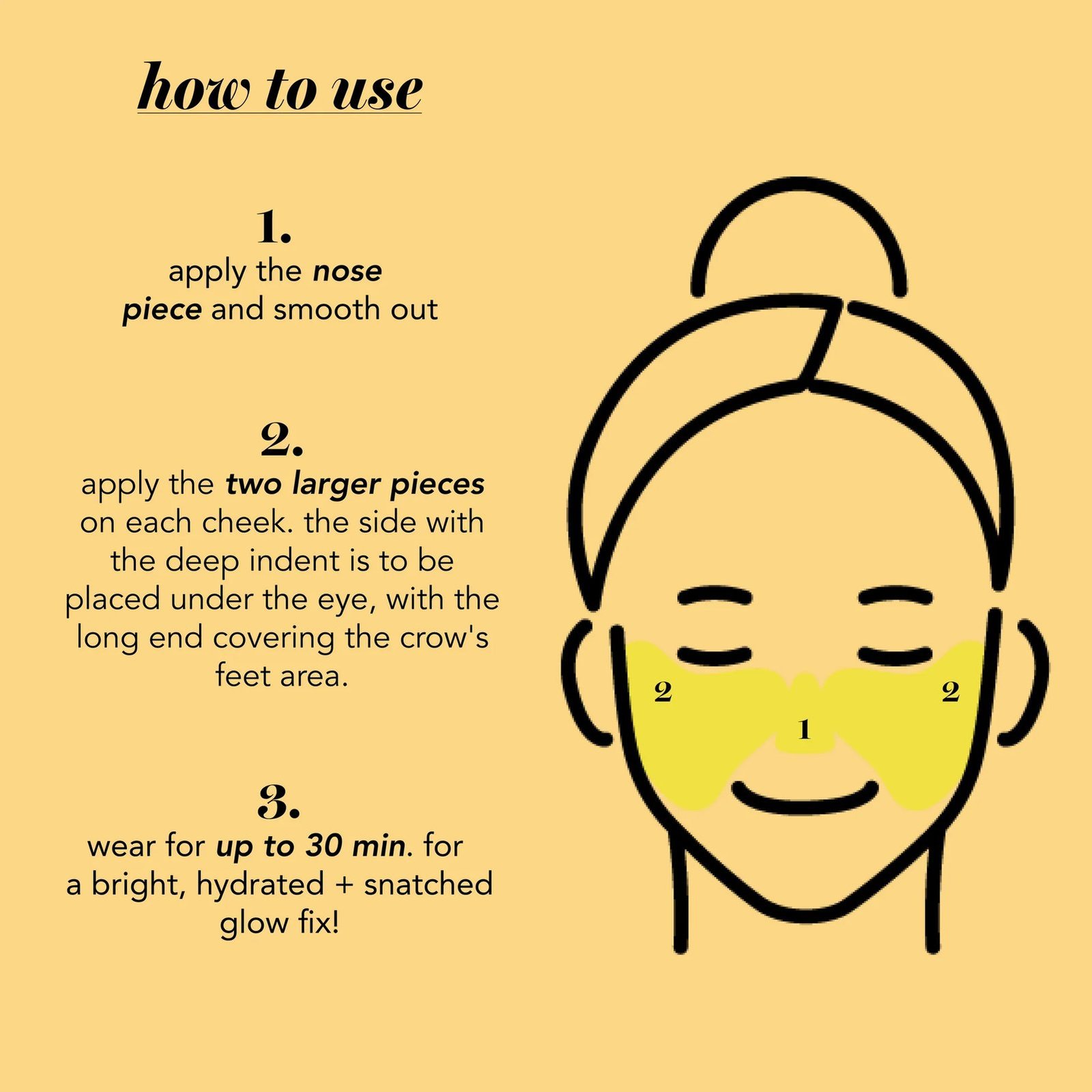 Saturday Skin Yuzu Vitamin C Butterfly Hydrogel Mask 4x40g
