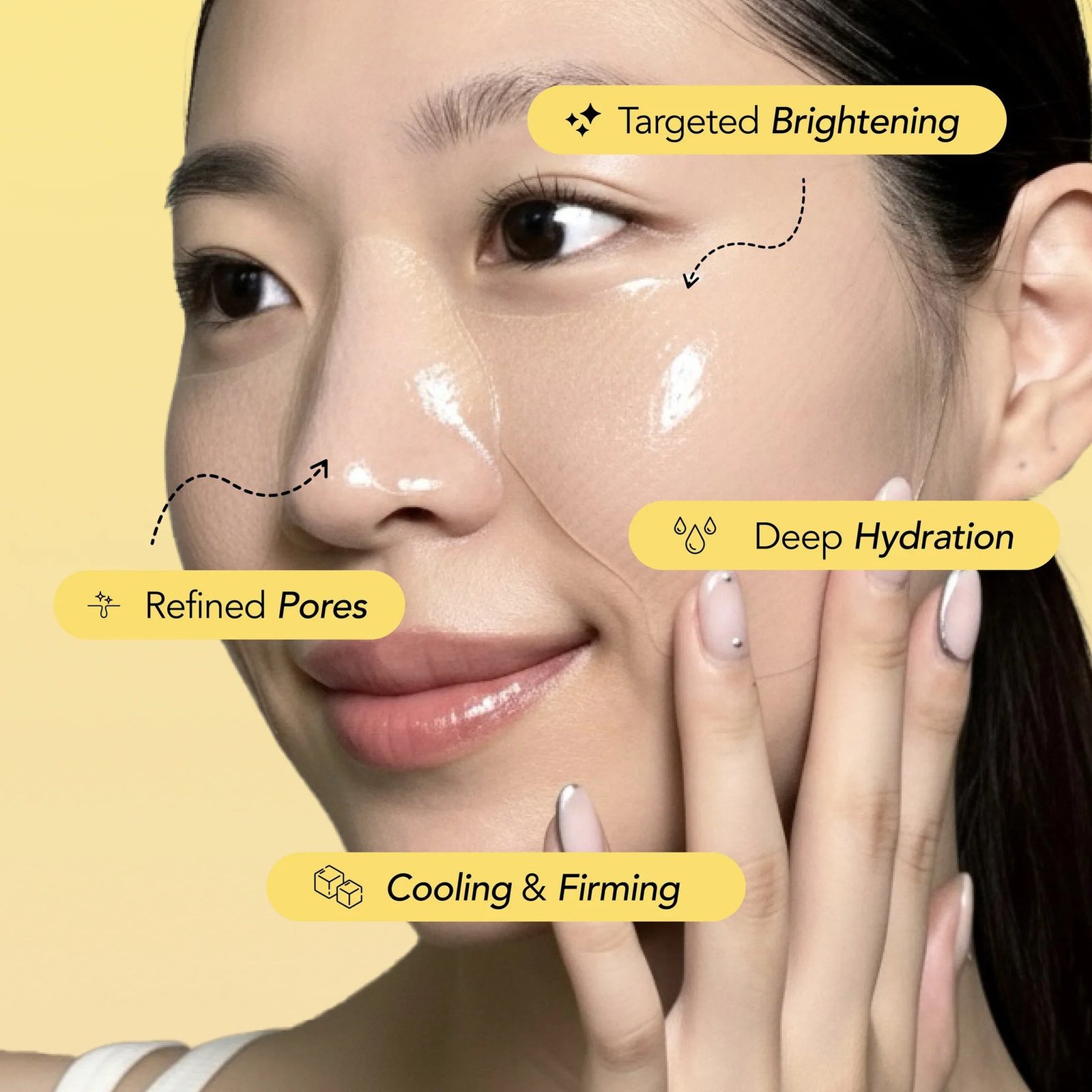 Saturday Skin Yuzu Vitamin C Butterfly Hydrogel Mask 4x40g