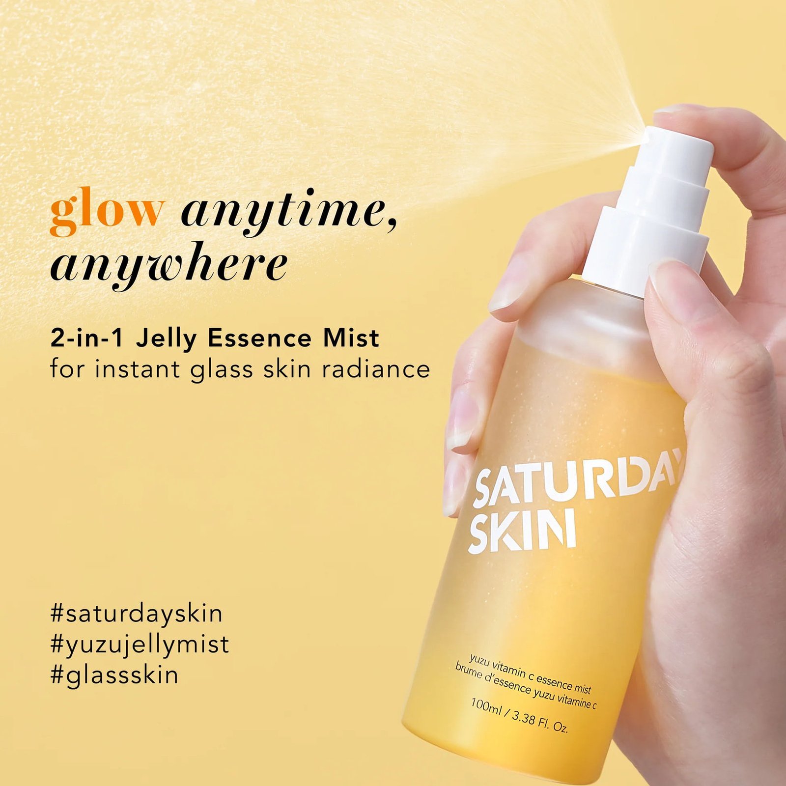 Saturday Skin Yuzu Vitamin C Essence Mist 100ml