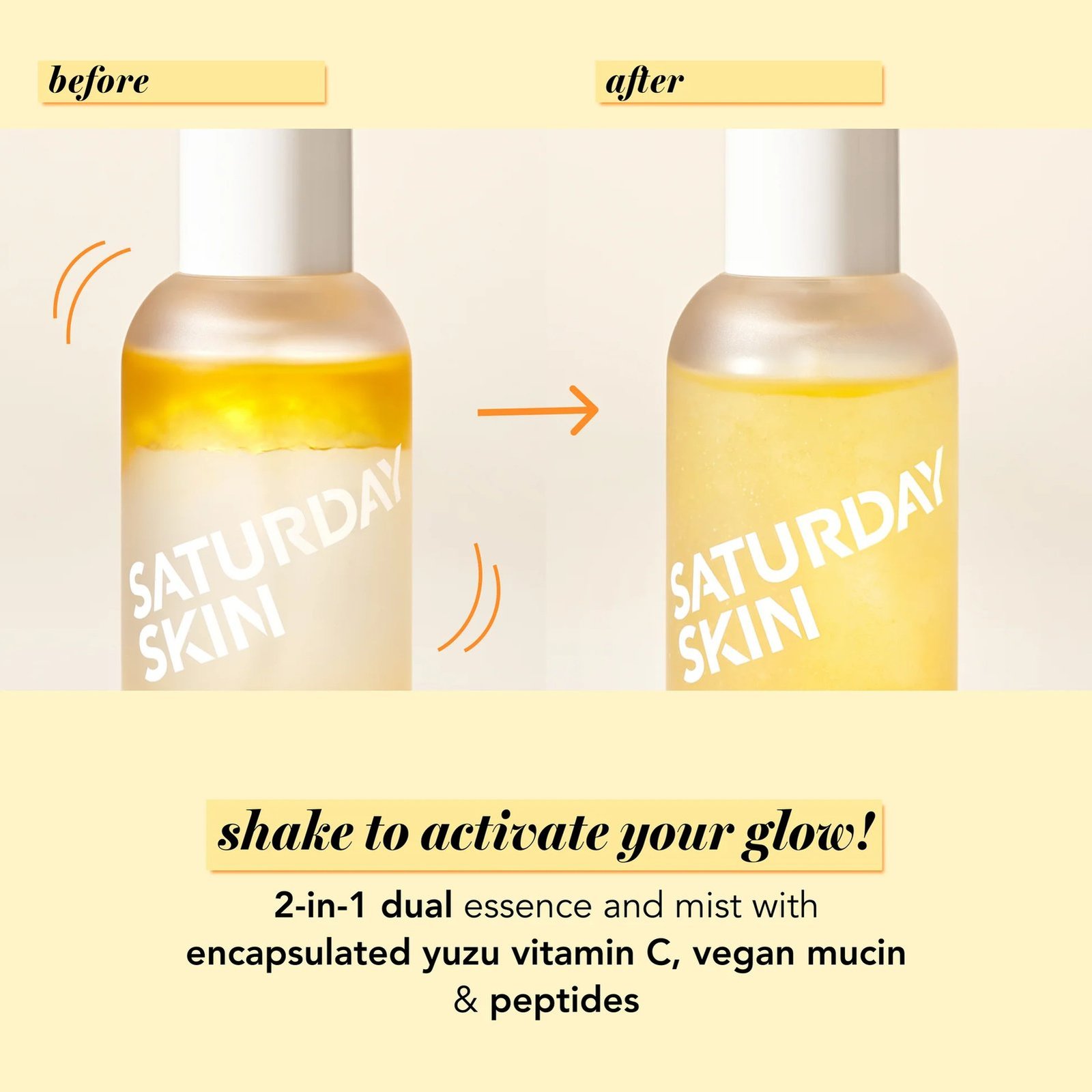 Saturday Skin Yuzu Vitamin C Essence Mist 100ml