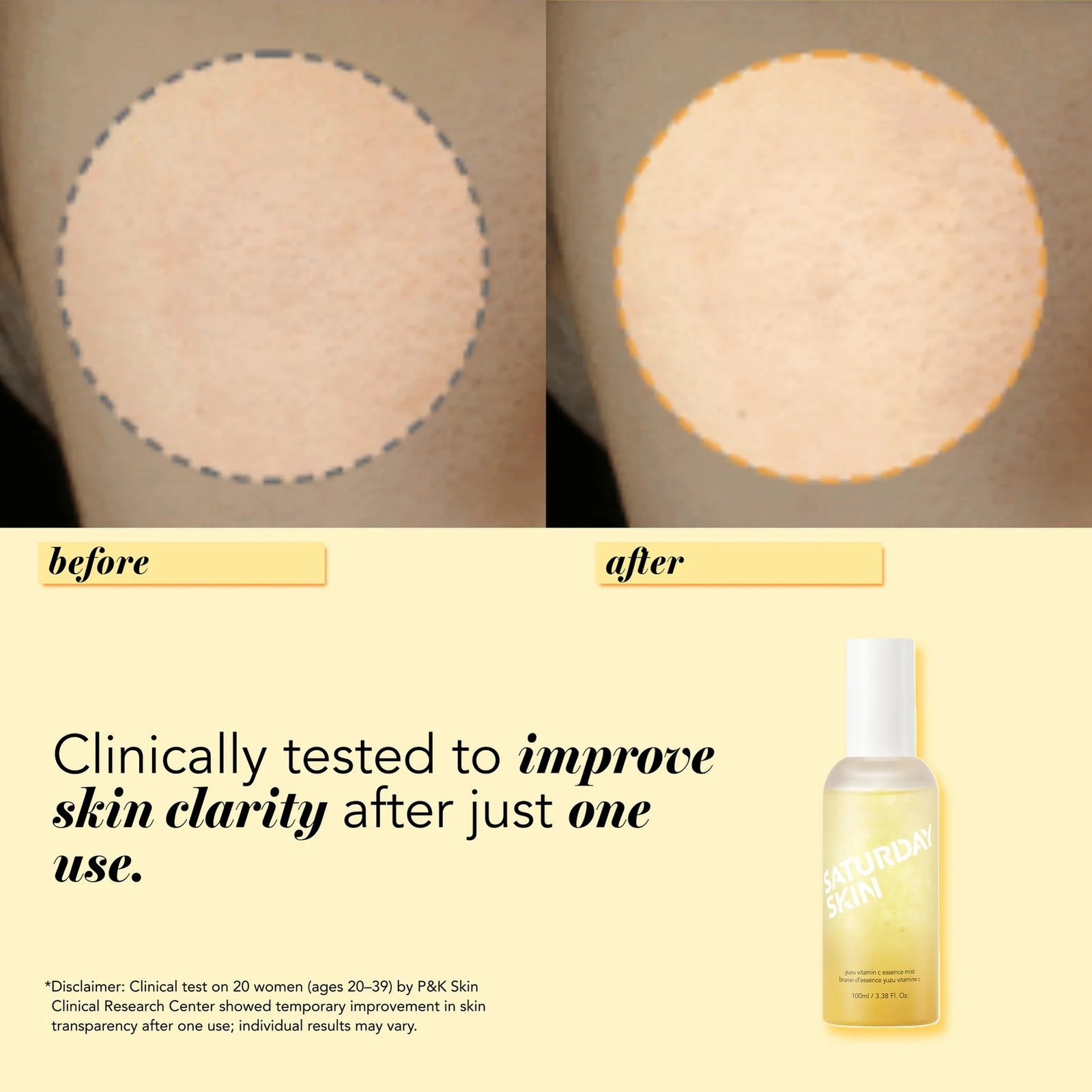 Saturday Skin Yuzu Vitamin C Essence Mist 100ml