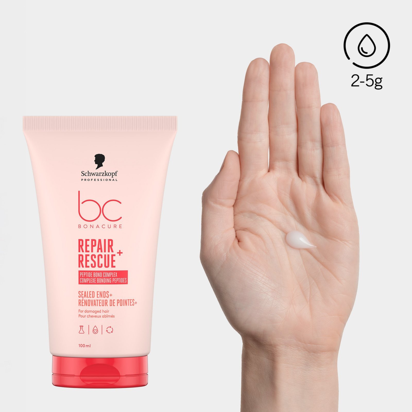 Schwarzkopf BC Repair Rescue+ Sealed Ends+ 100ml