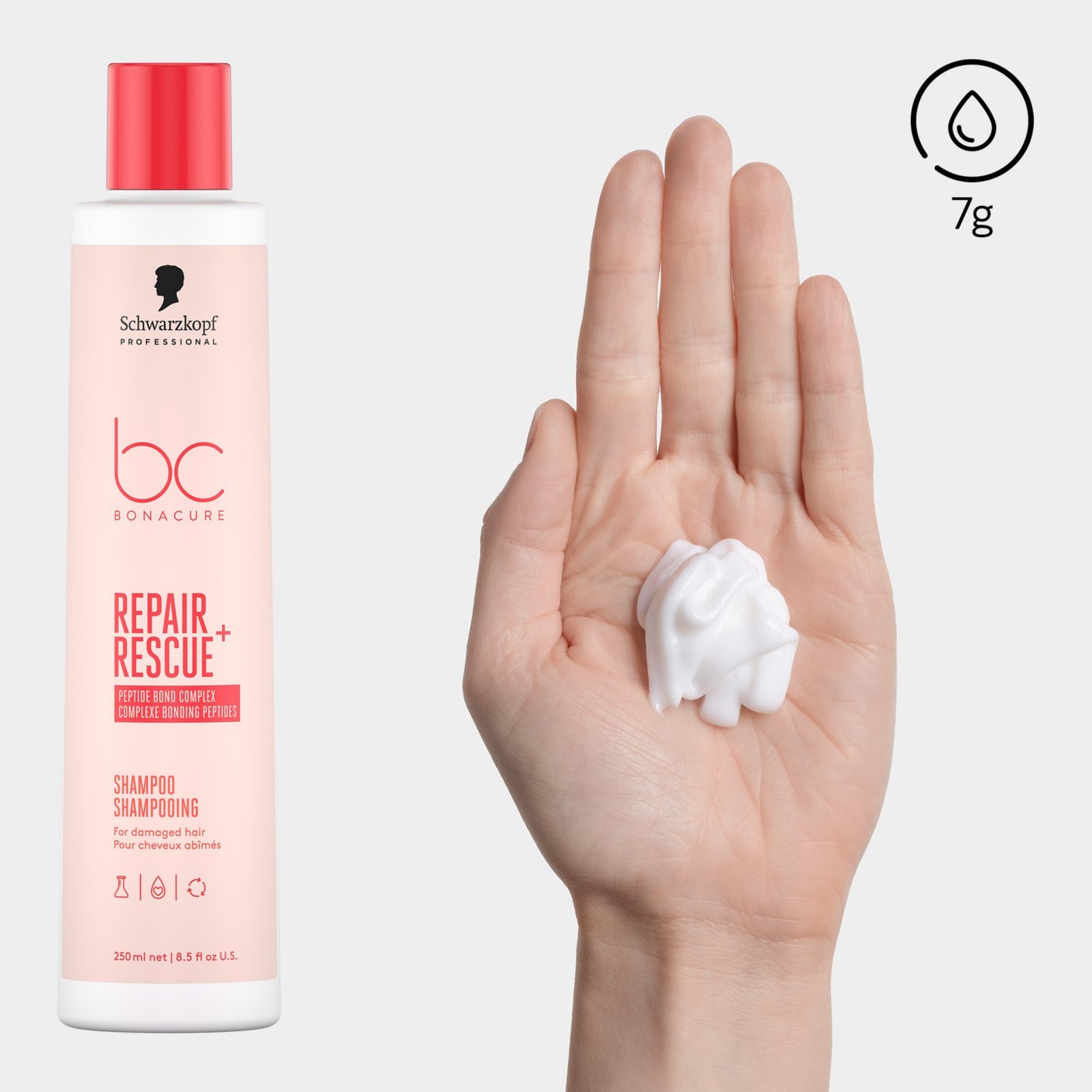 Schwarzkopf BC Repair Rescue+ Champú 500 ml