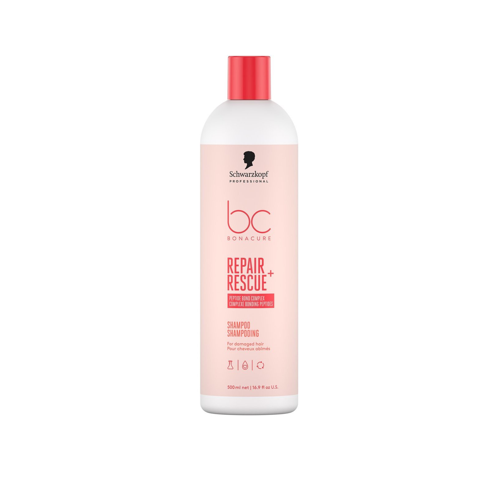 Schwarzkopf BC Repair Rescue+ Champú 500 ml