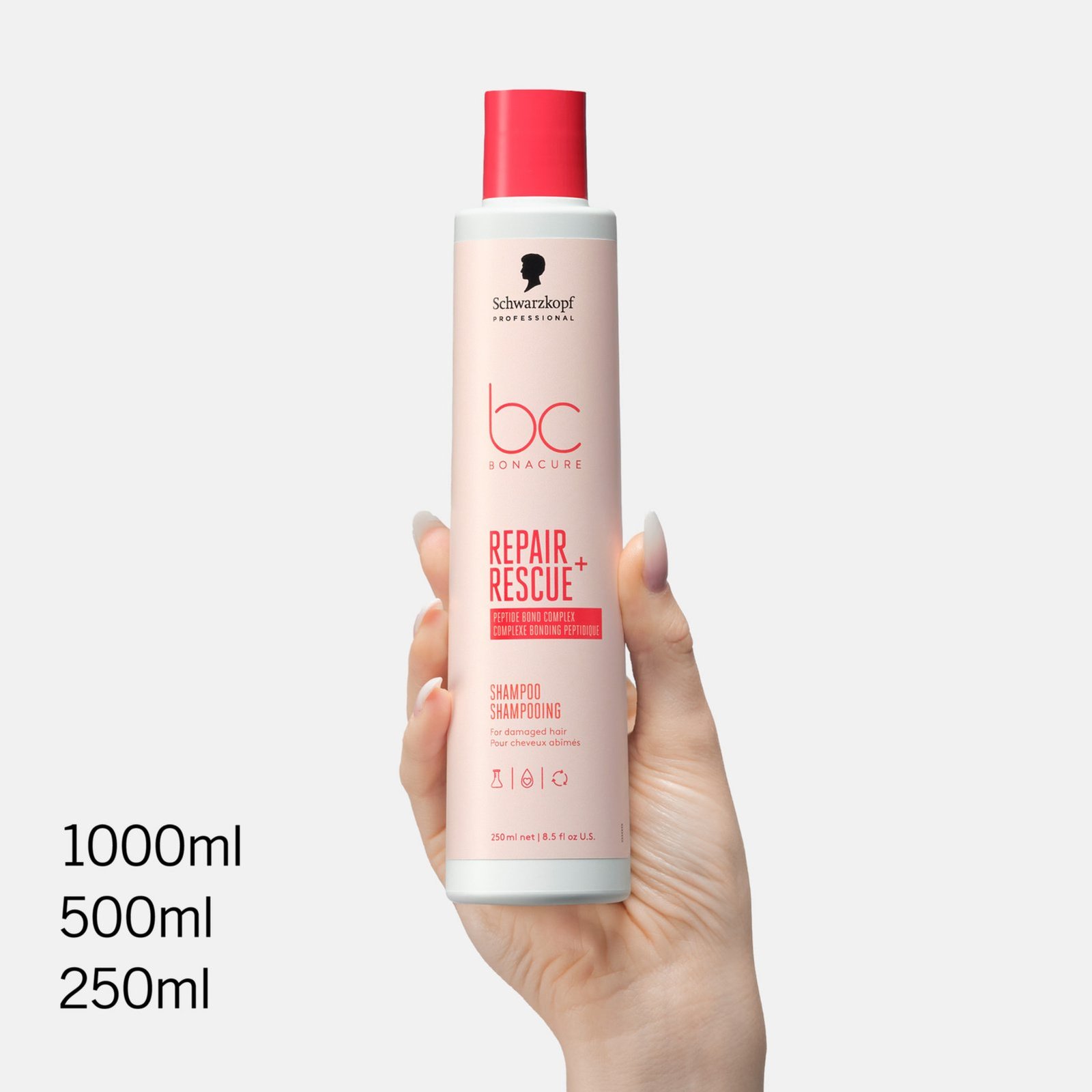 Schwarzkopf BC Repair Rescue+ Champú 500 ml