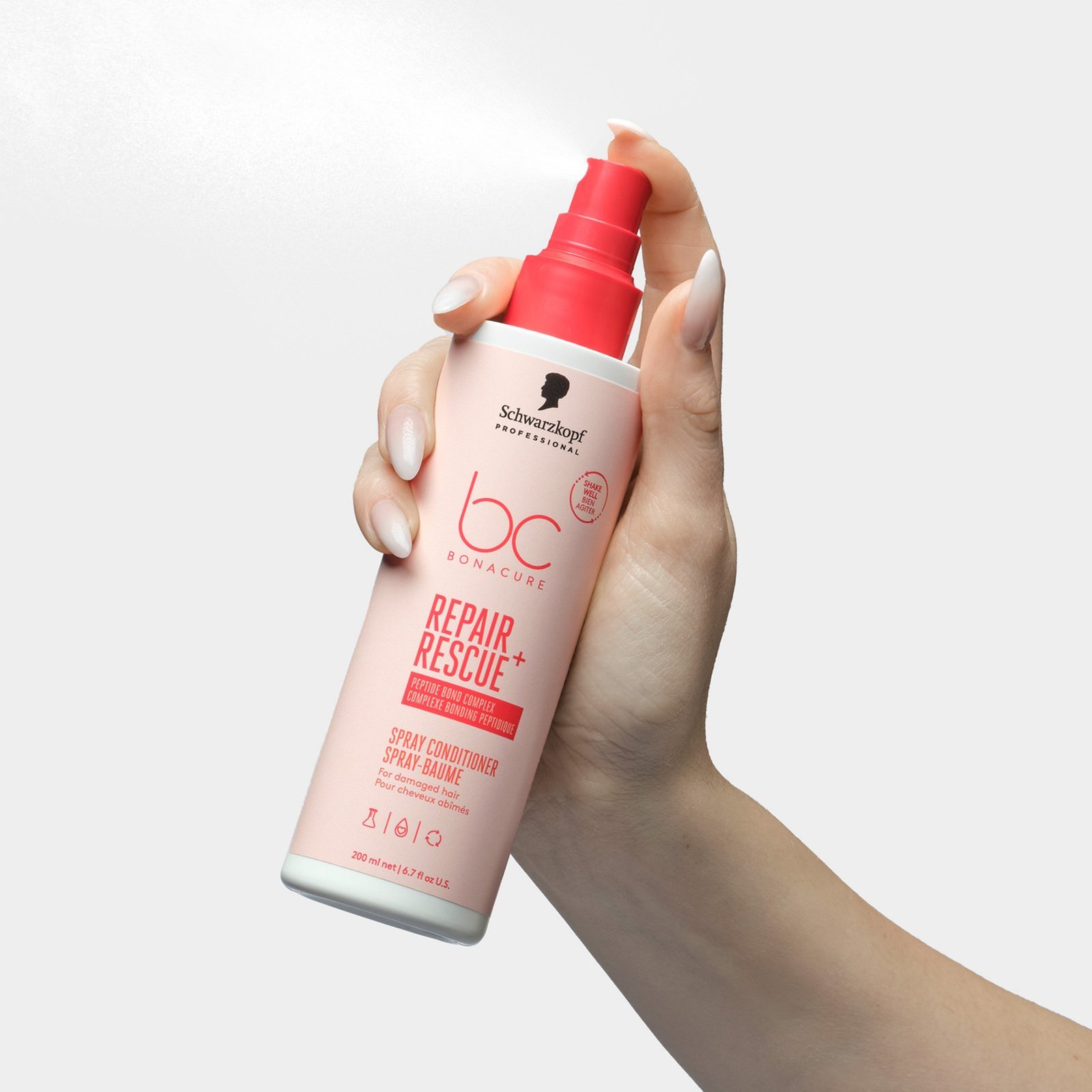 Schwarzkopf BC Repair Rescue+ Après-shampoing en spray 400 ml