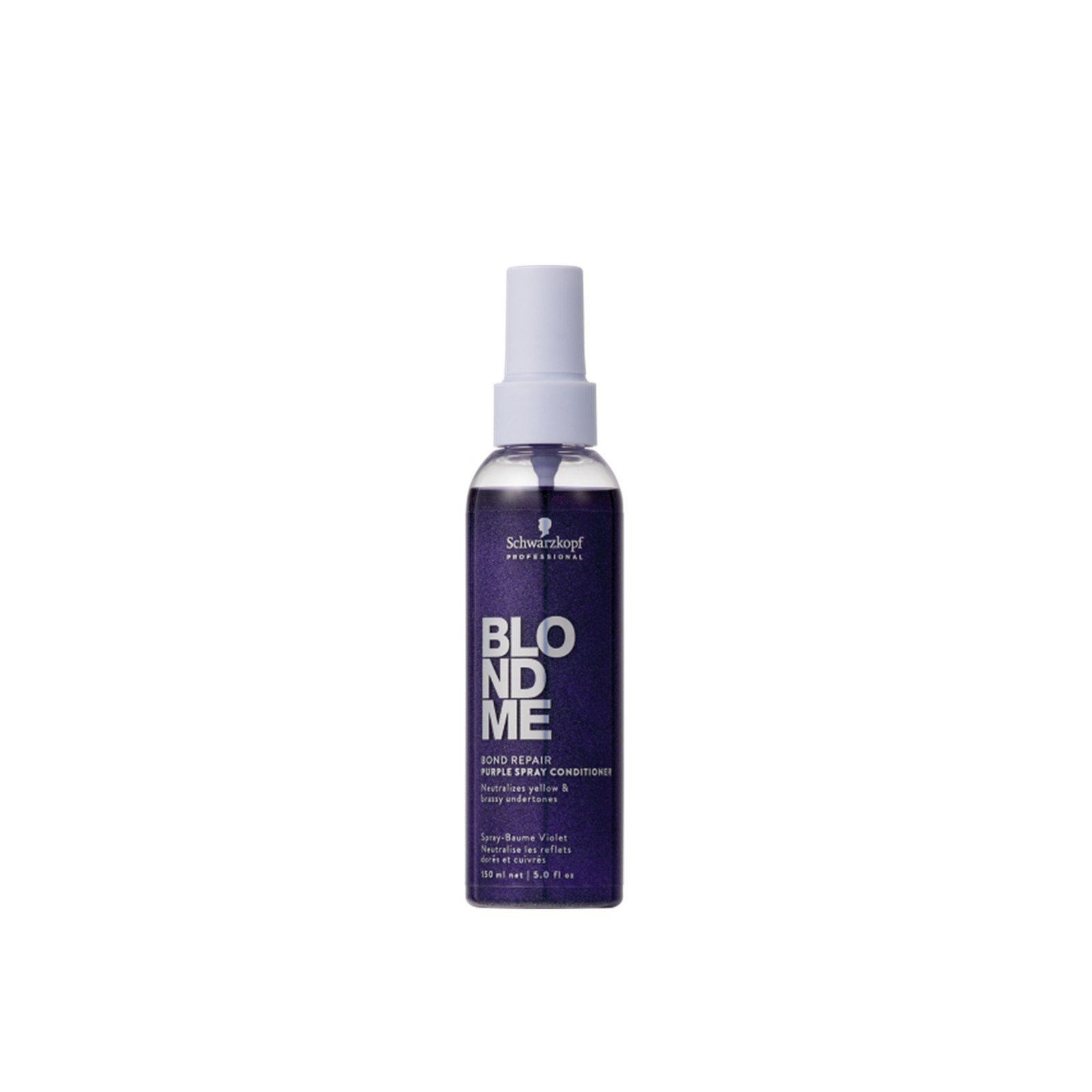 Schwarzkopf BLONDME Après-Shampoing en Spray Violet Réparation Bond 150ml