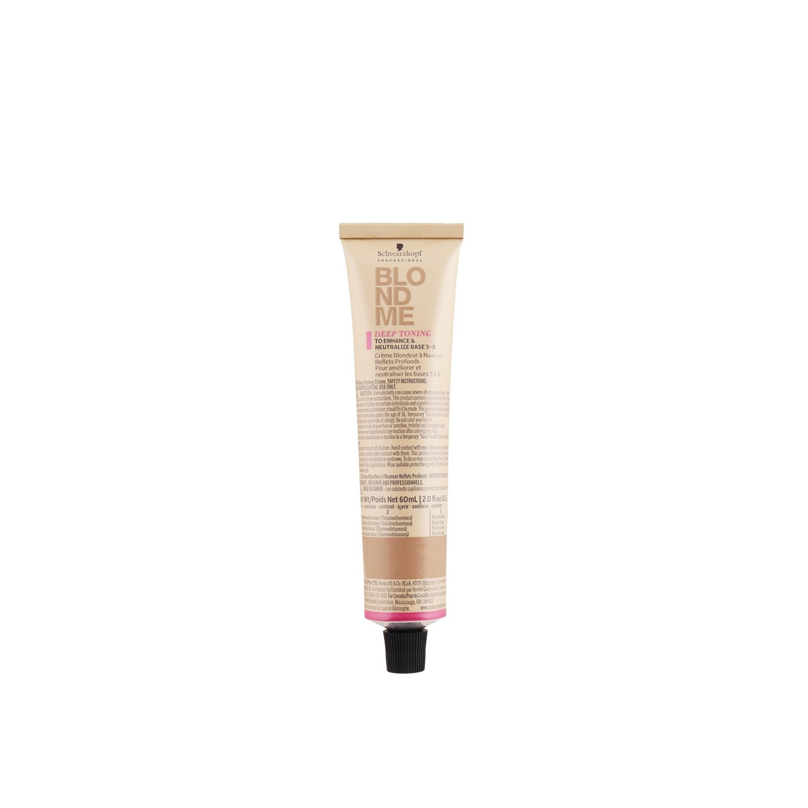 Schwarzkopf BLONDME Deep Toning Creme DT-Nougat 60ml