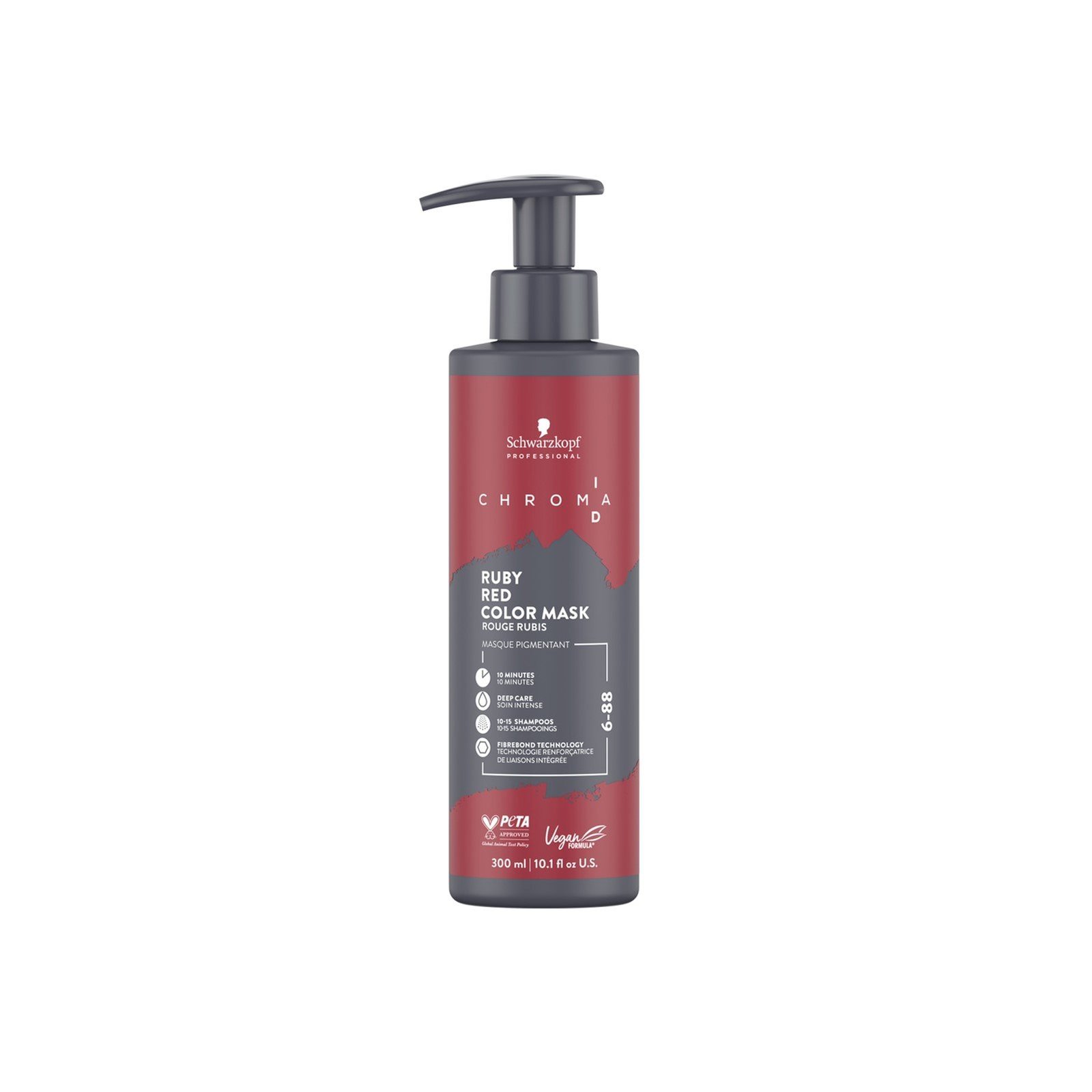 Schwarzkopf Chroma ID قناع الترابط الملون 6-88 Ruby Red 300ml