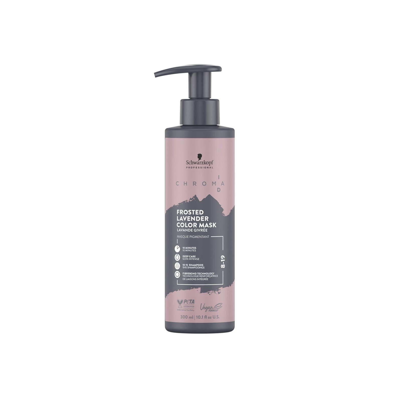 Schwarzkopf Chroma ID قناع تلوين معزز للترابط 8-19 Frosted Lavender 300ml