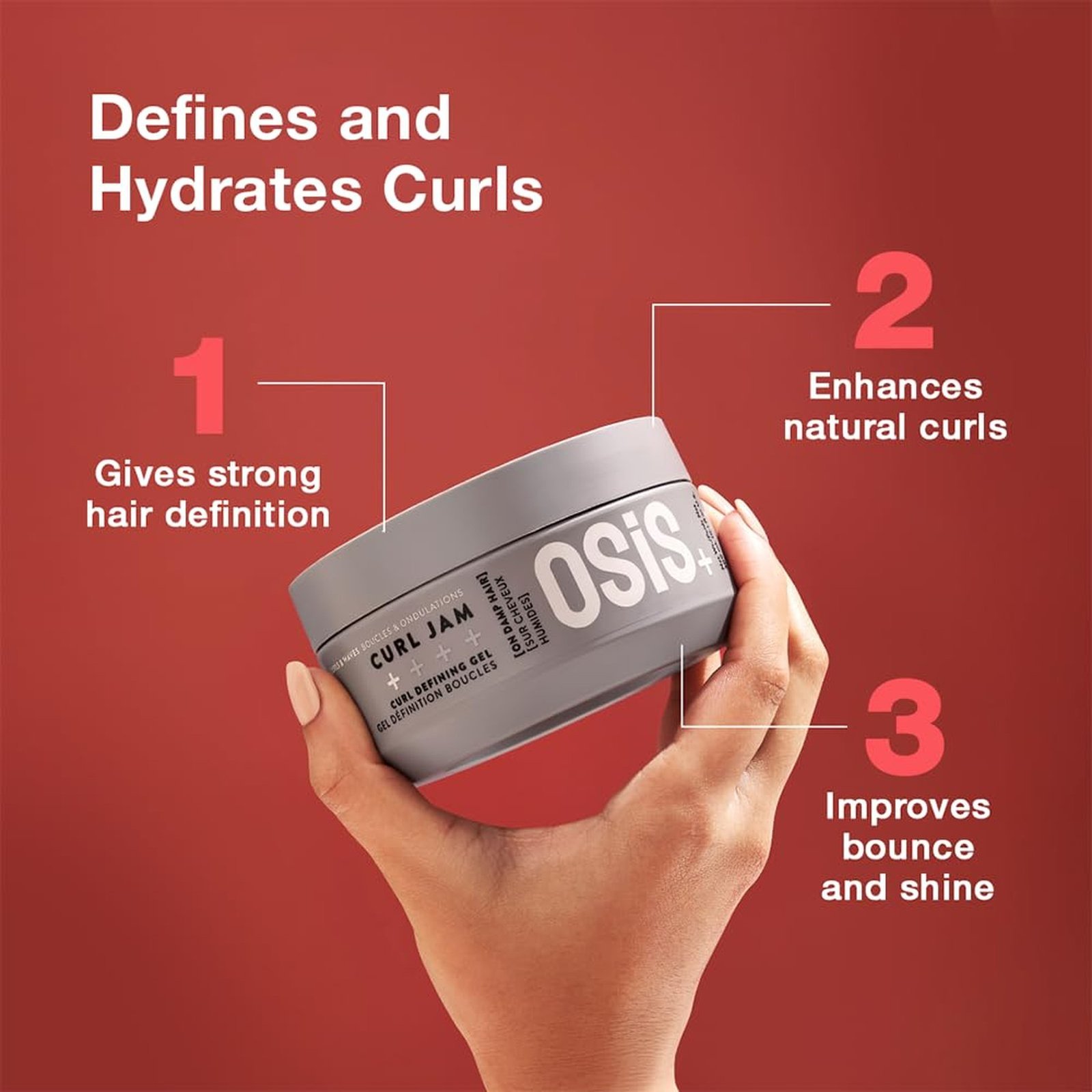 Schwarzkopf OSiS+ Curl Jam Curl Defining Gel 300ml (10.14floz)
