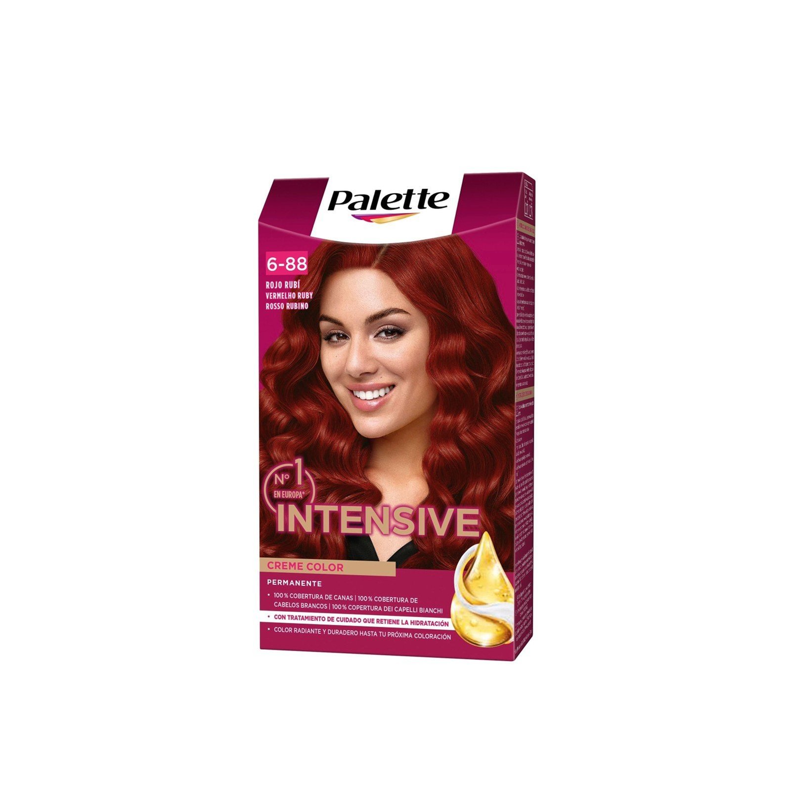 Schwarzkopf Palette Coloration Crème Intensive Permanente 6.88 Red Ruby
