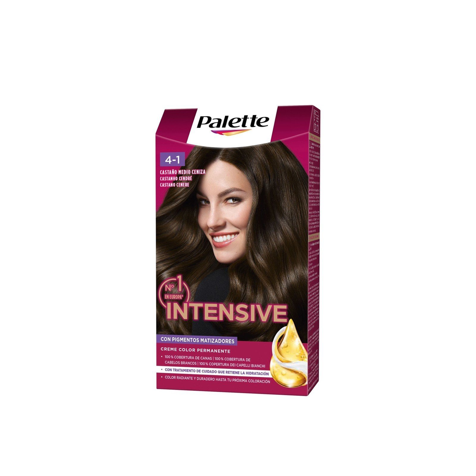 Schwarzkopf Palette Bojë Flokësh Intensive Creme Color Permanente 4-1 Medium Ash Brown