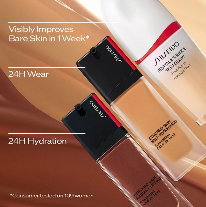 Shiseido Revitalessence Skin Glow Foundation SPF30 260 Cashmere 30ml