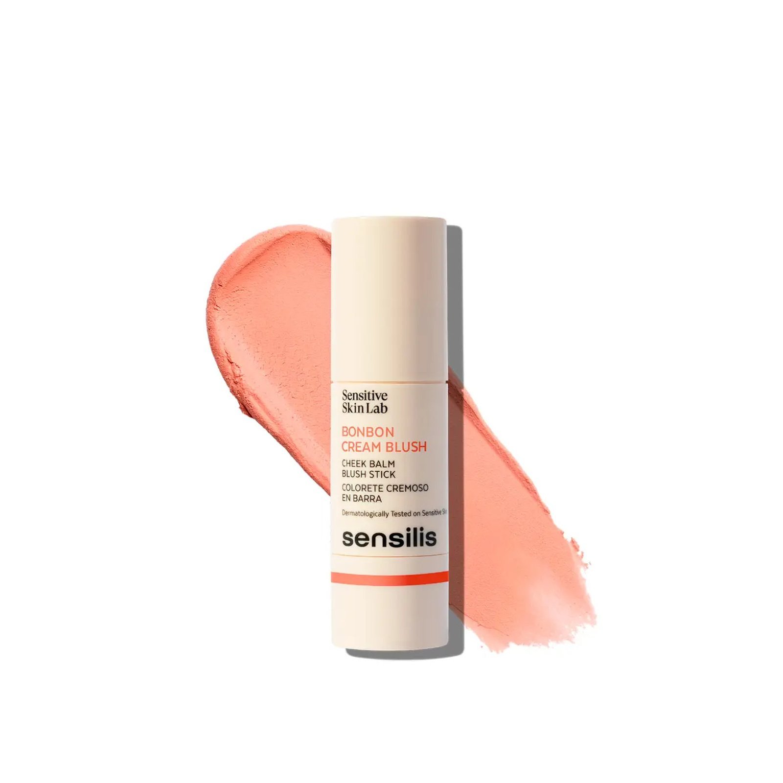 Sensilis Bonbon Cream Blush Stick 01 Peach Sorbet 6.5g