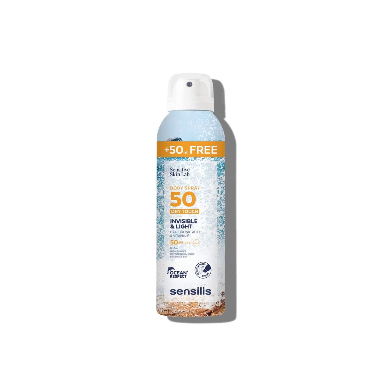 Sensilis Invisible & Light Dry Touch Body Spray SPF50 250ml (8.45floz)