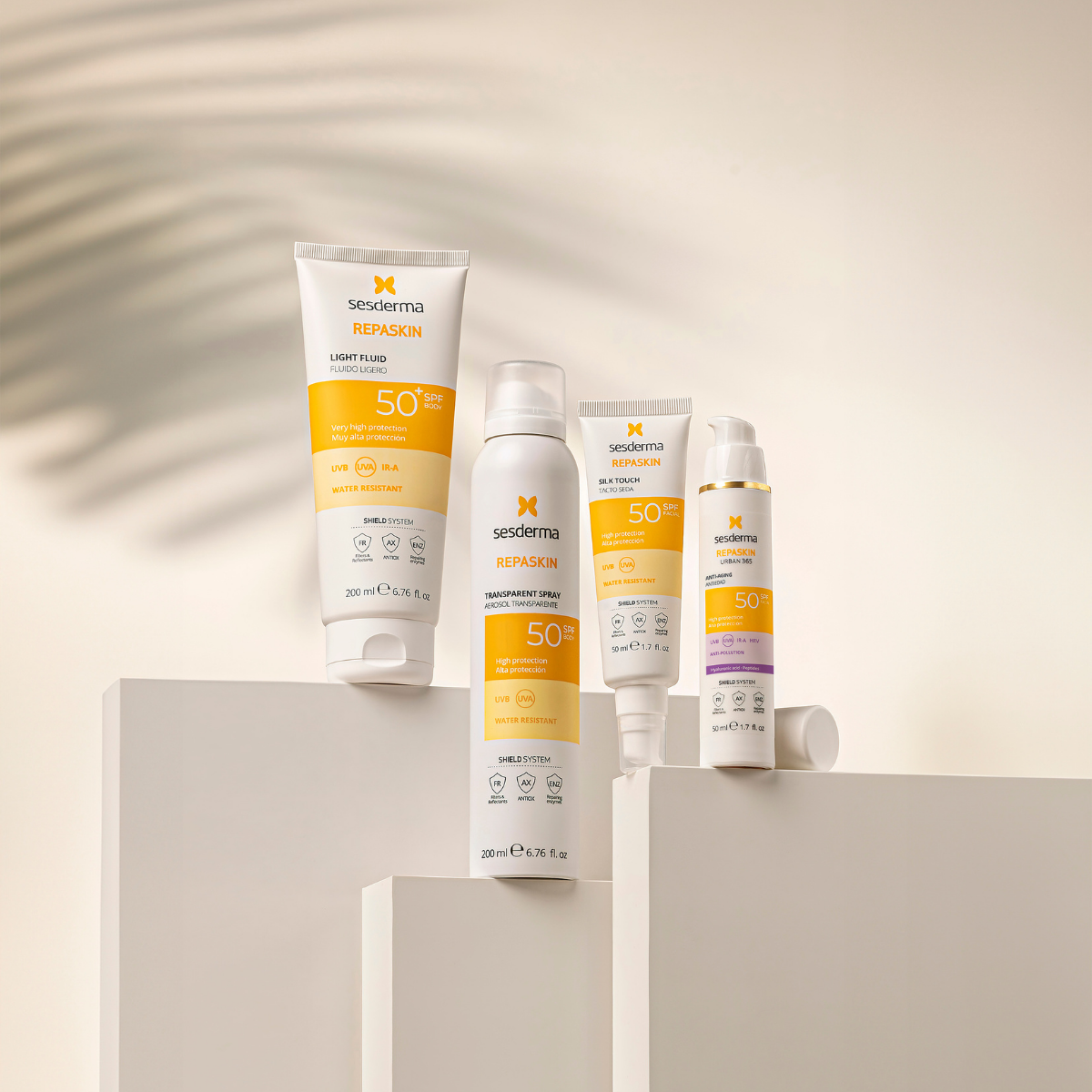 Sesderma Repaskin Lekki Fluid Przeciwsłoneczny do Twarzy i Ciała SPF50+ 200ml