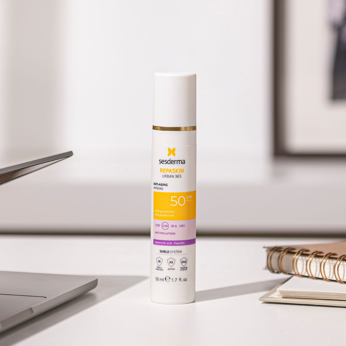 Sesderma Repaskin Urban 365 Anti-Aging Facial Sunscreen SPF50 50ml